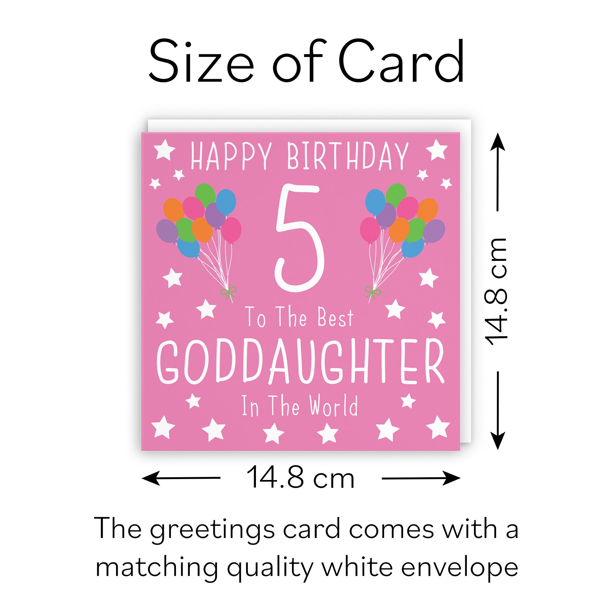 5th Goddaughter Birthday Card Iconic - Default Title (B0947D7FS7)