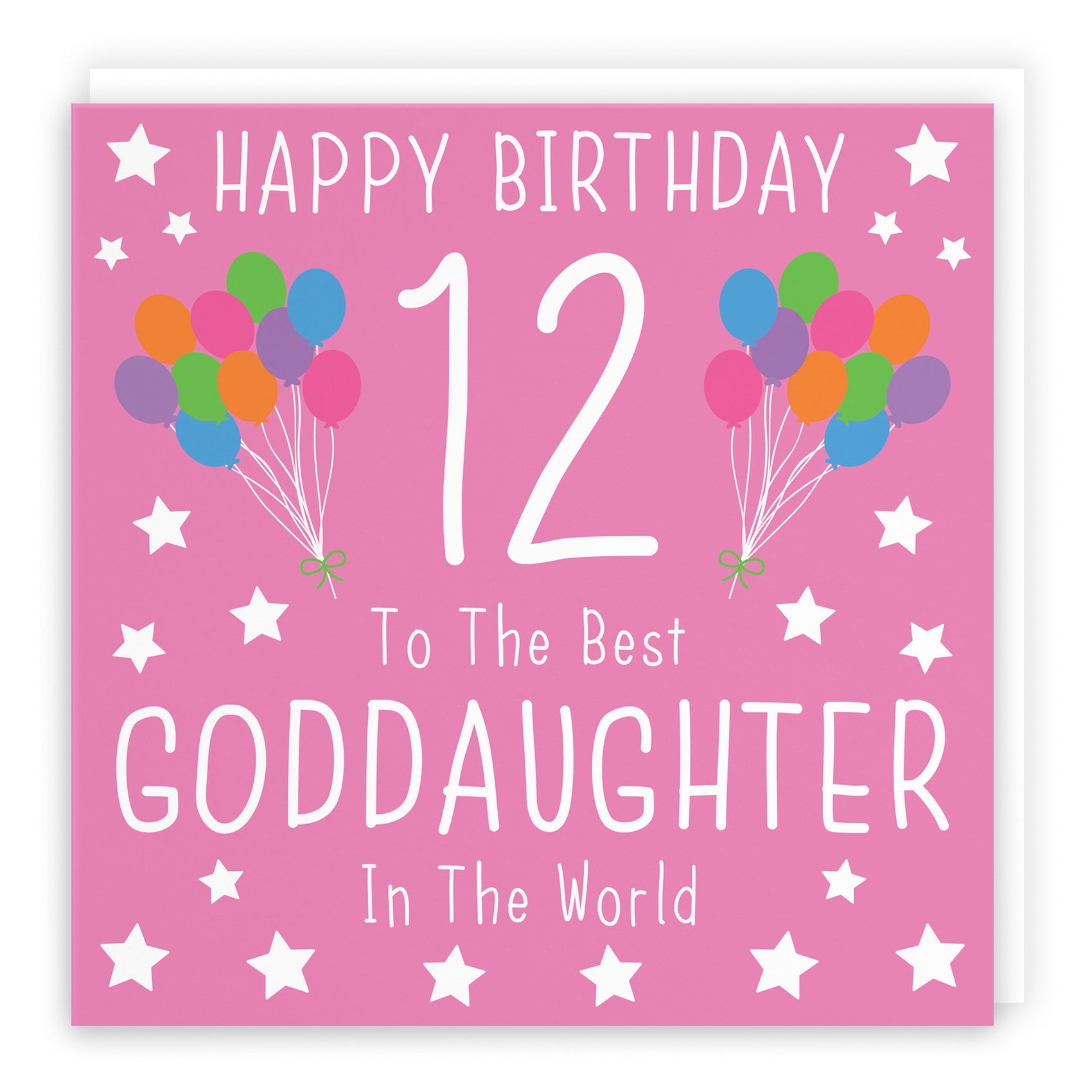 12th Goddaughter Birthday Card Iconic - Default Title (B0947DPXJ3)