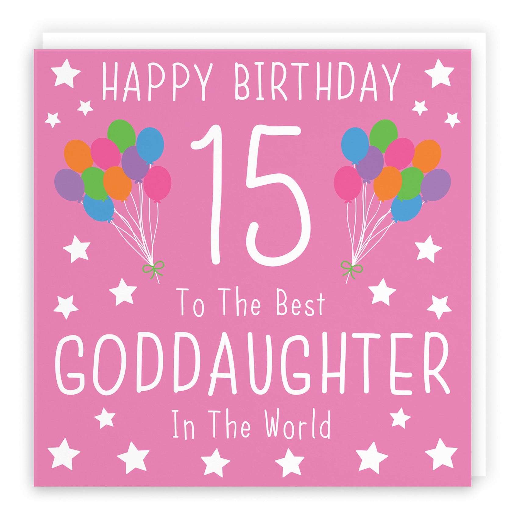 15th Goddaughter Birthday Card Iconic - Default Title (B0947DYKG3)