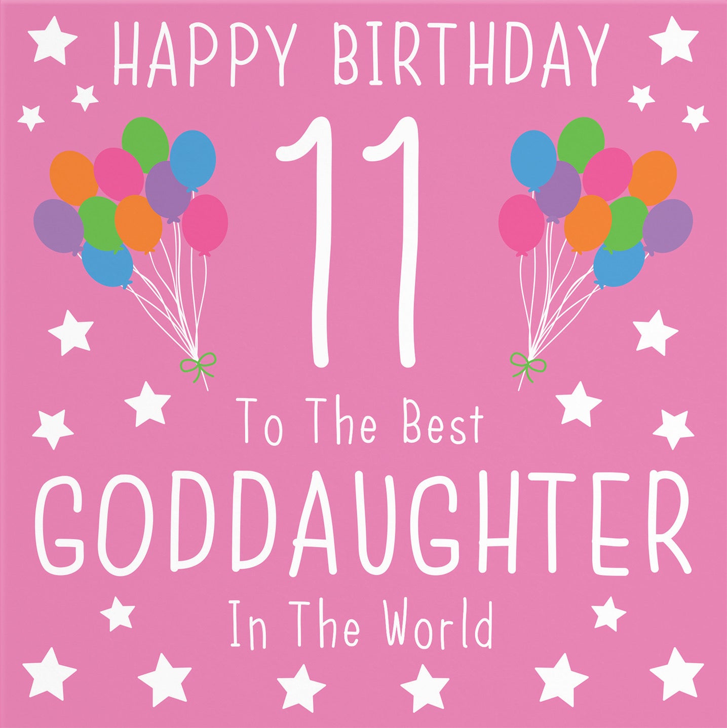 11th Goddaughter Birthday Card Iconic - Default Title (B0947FKRJF)