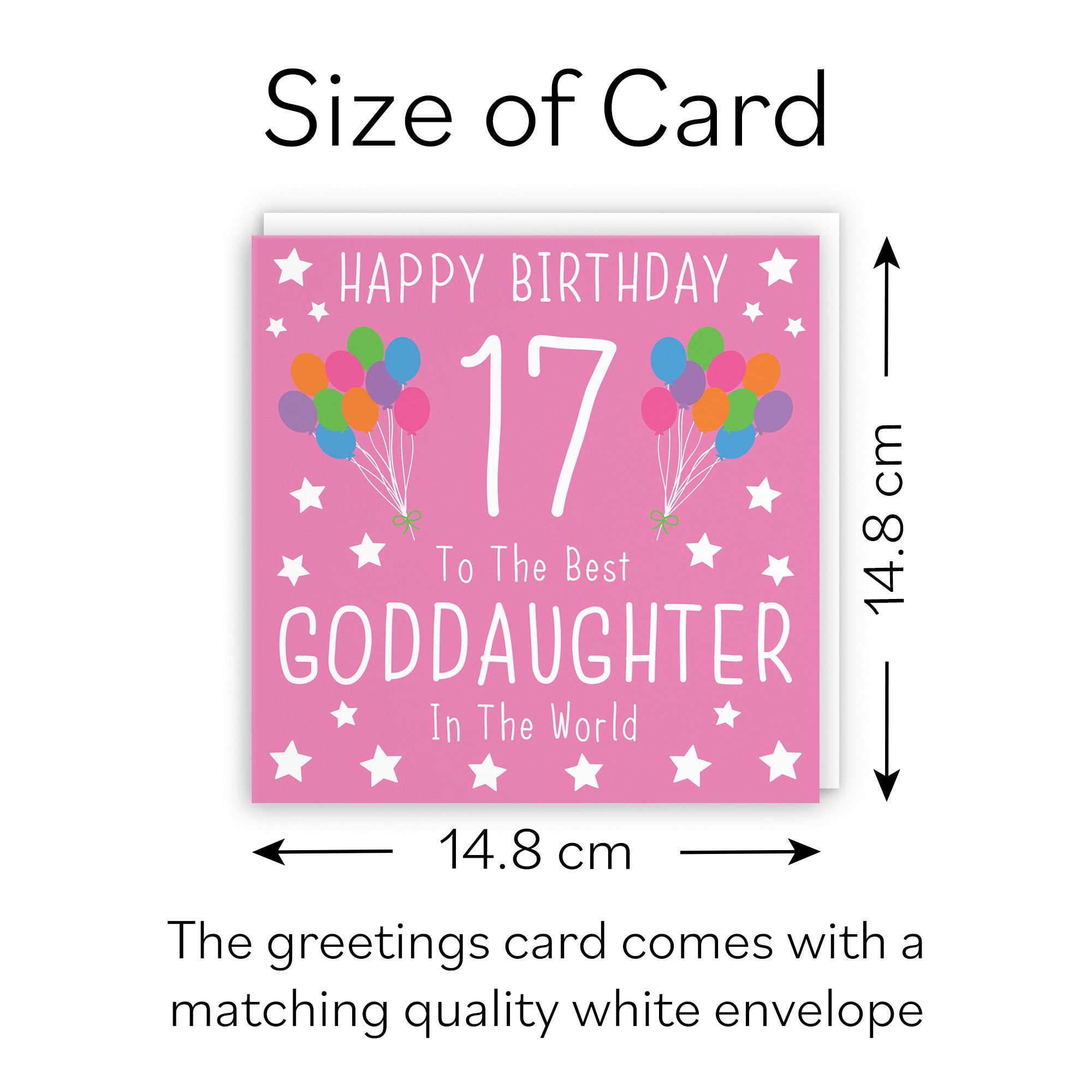 17th Goddaughter Birthday Card Iconic - Default Title (B0947RVPWB)