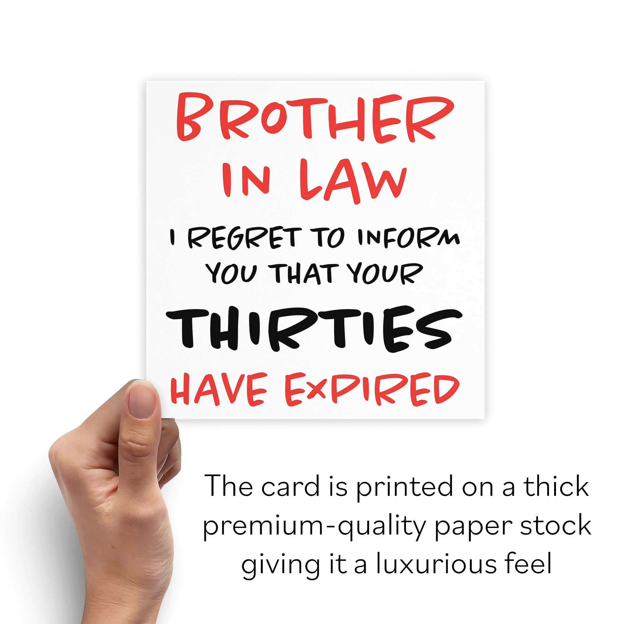 40th Brother In Law Humorous Birthday Card Retro - Default Title (B0947YSVVQ)