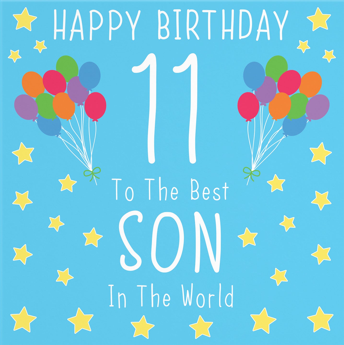 11th Son Birthday Card Iconic - Default Title (B09484QJYT)