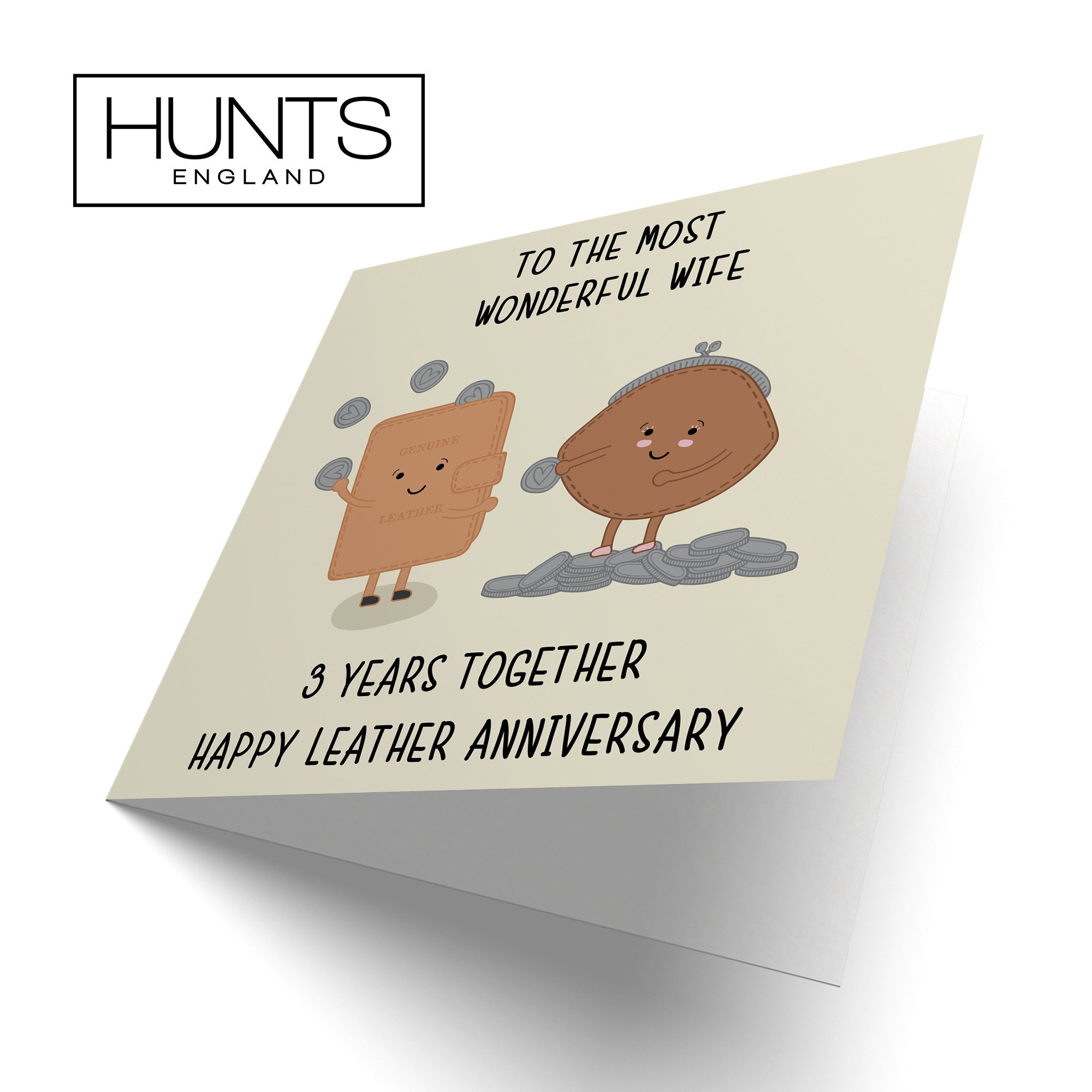 3rd Wife Anniversary Card Iconic - Default Title (B098FD357J)