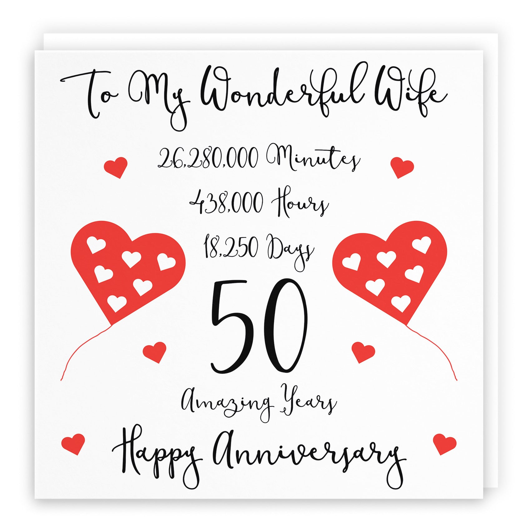 50th Wife Anniversary Card Timeless - Default Title (B098FD9PBZ)