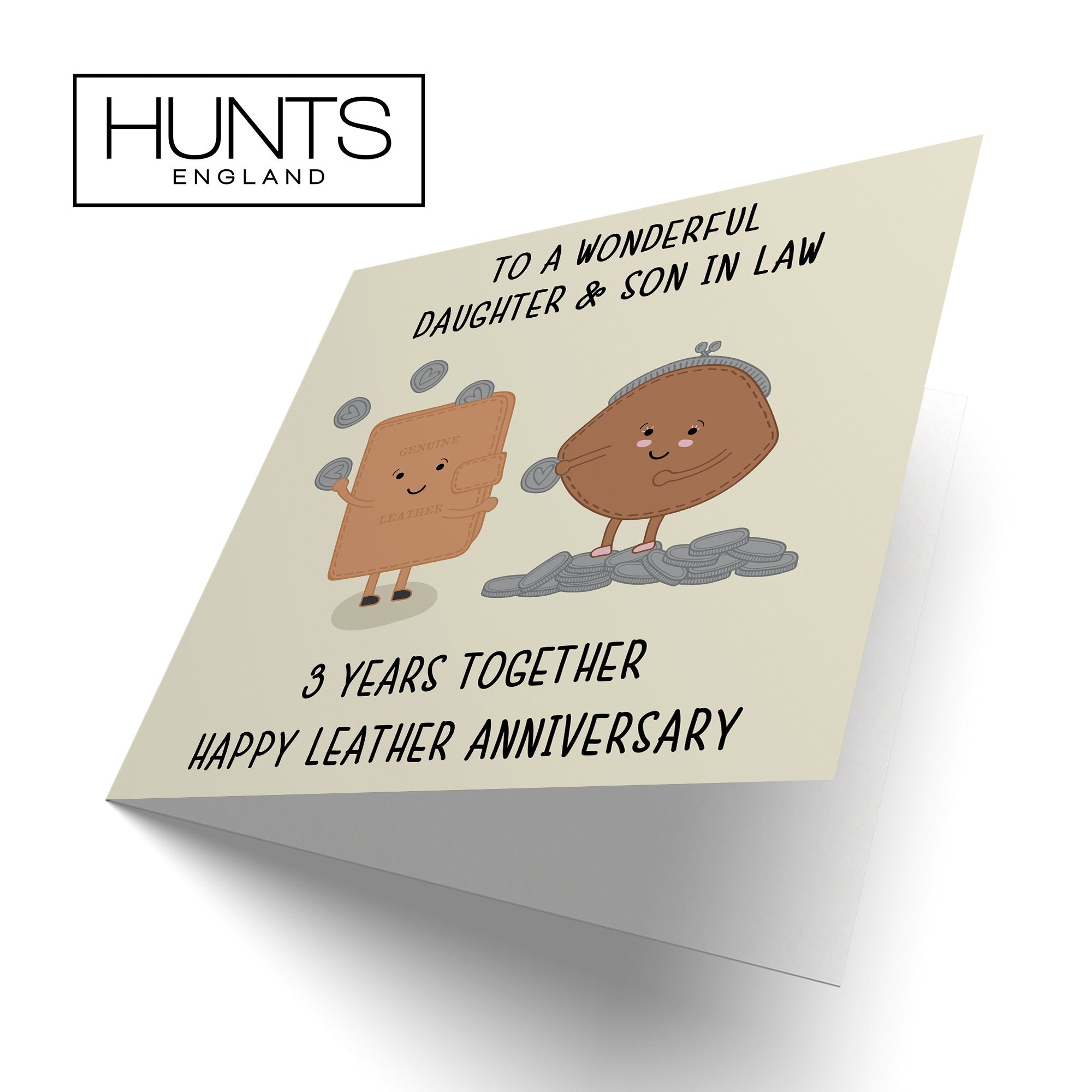 3rd Daughter And Son In Law Anniversary Card Iconic - Default Title (B098FDC32F)