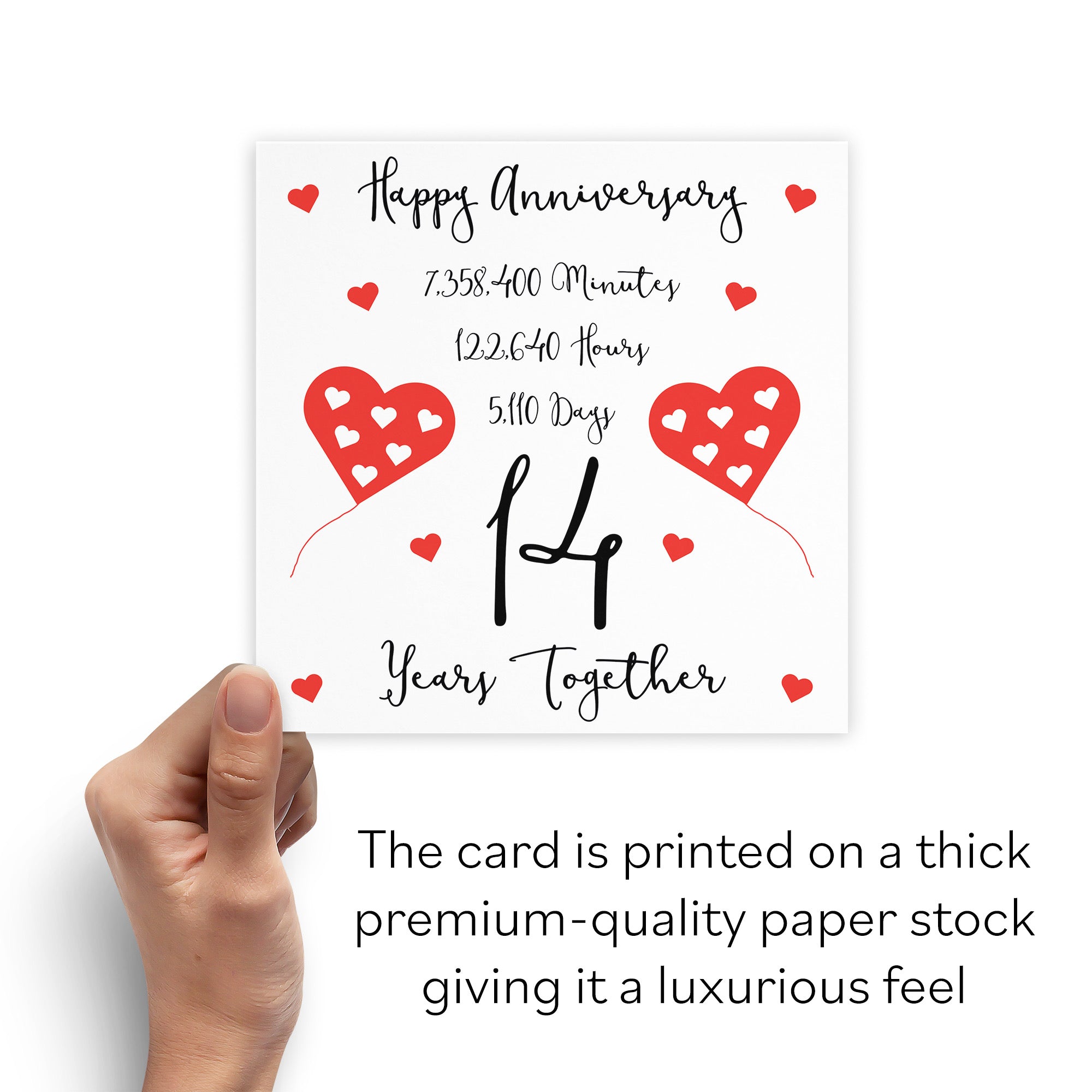 14th Anniversary Card Timeless - Default Title (B098FDH7HS)