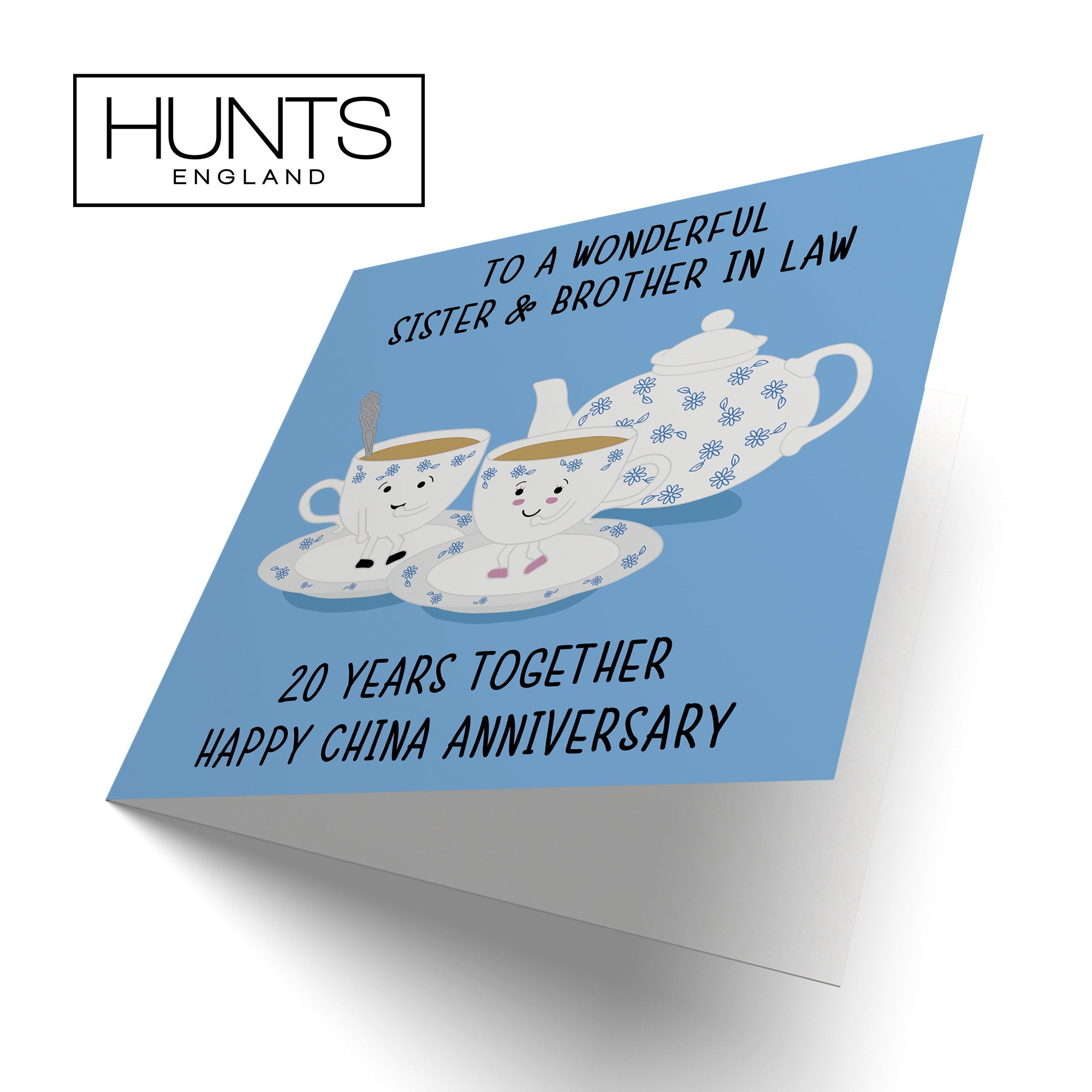 20th Sister And Brother In Law Anniversary Card Iconic - Default Title (B098FDH7HW)