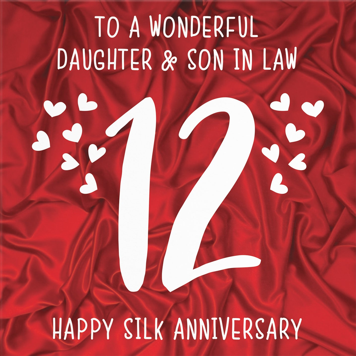 12th Daughter And Son In Law Anniversary Card Iconic - Default Title (B098FDNRQH)