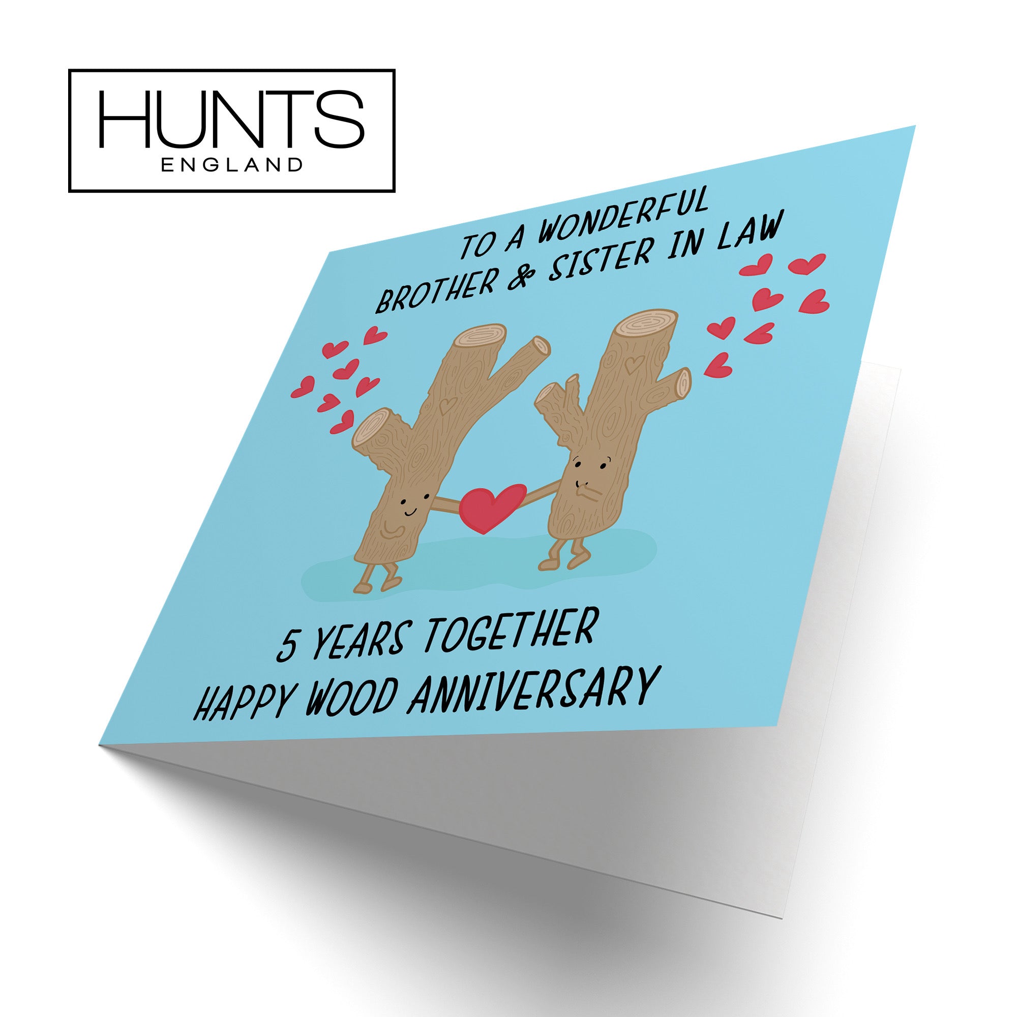 5th Brother And Sister In Law Anniversary Card Iconic - Default Title (B098FDSFNP)