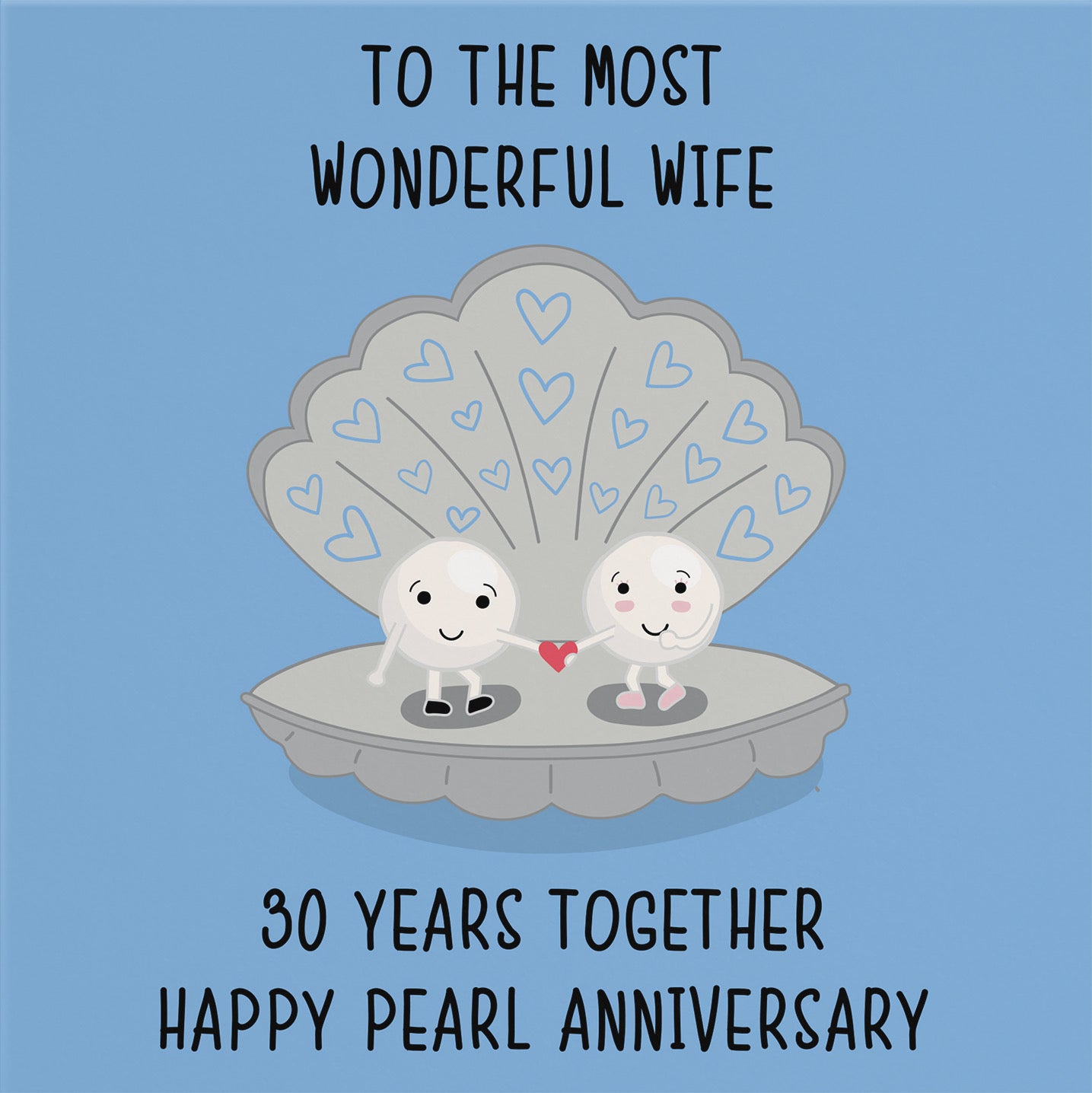 30th Wife Anniversary Card Iconic - Default Title (B098FDTC7C)