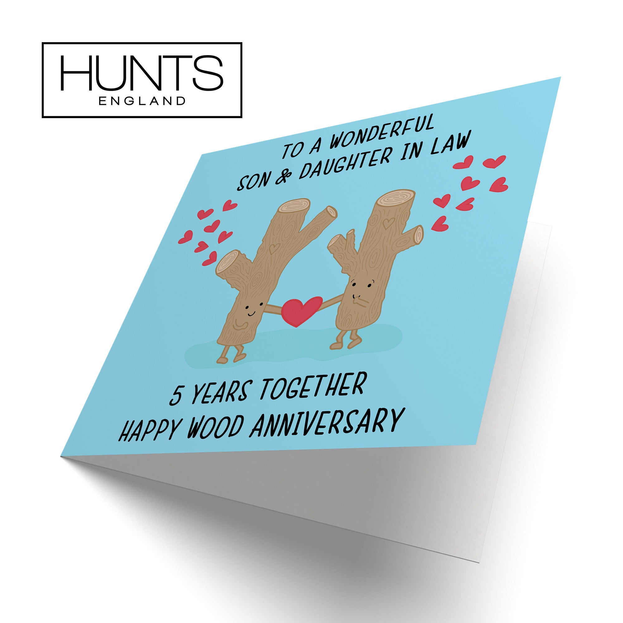 5th Son And Daughter In Law Anniversary Card Iconic - Default Title (B098FDXRQZ)