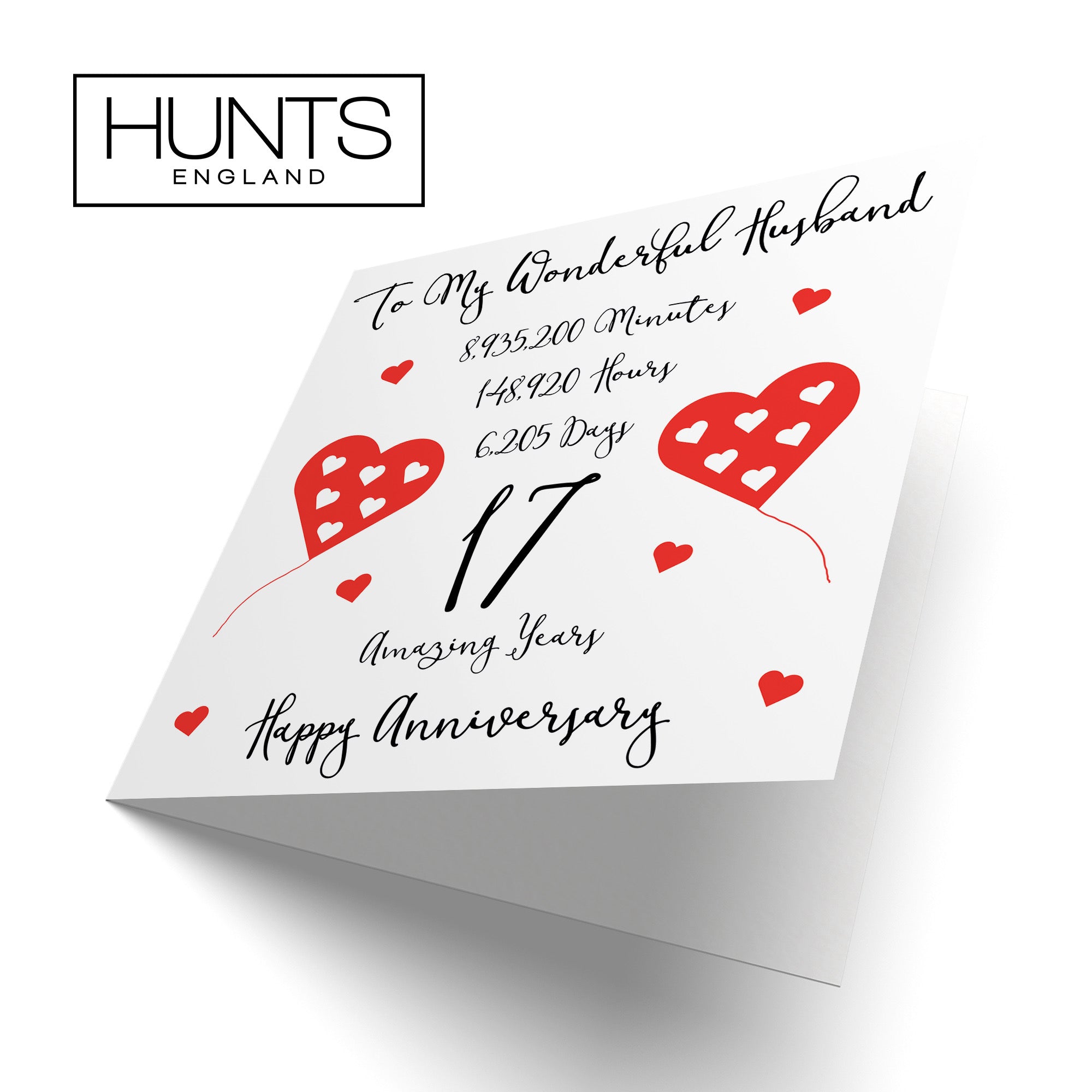 17th Husband Anniversary Card Timeless - Default Title (B098FDYZTL)