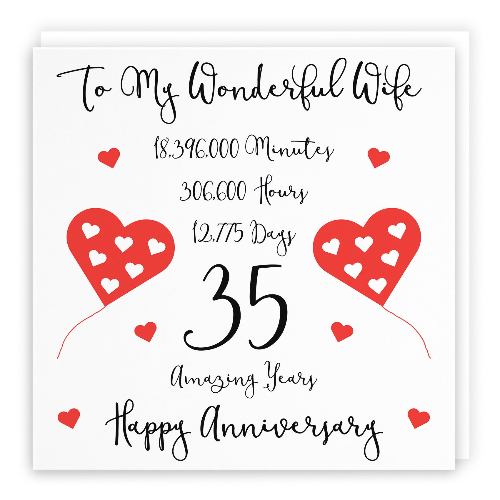 35th Wife Anniversary Card Timeless - Default Title (B098FF2QX7)