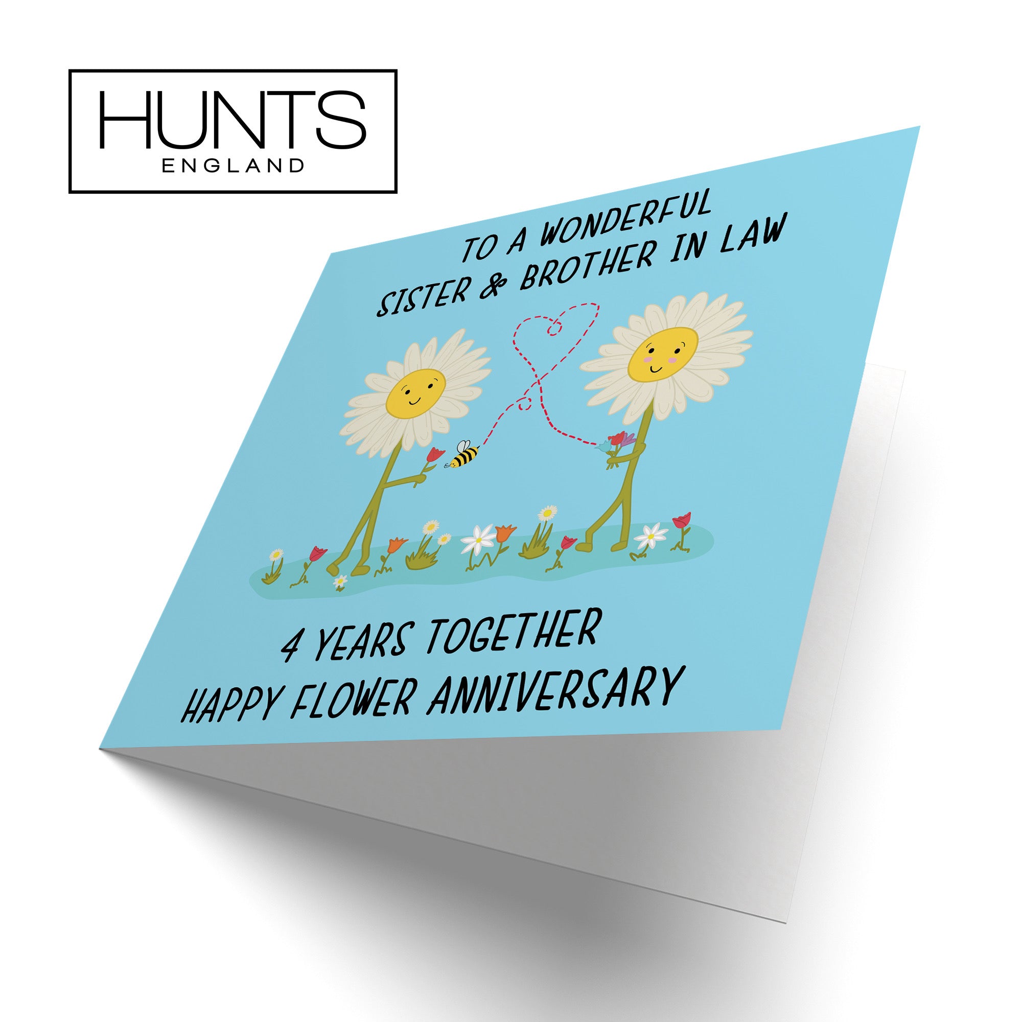 4th Sister And Brother In Law Anniversary Card Iconic - Default Title (B098FF2TJV)