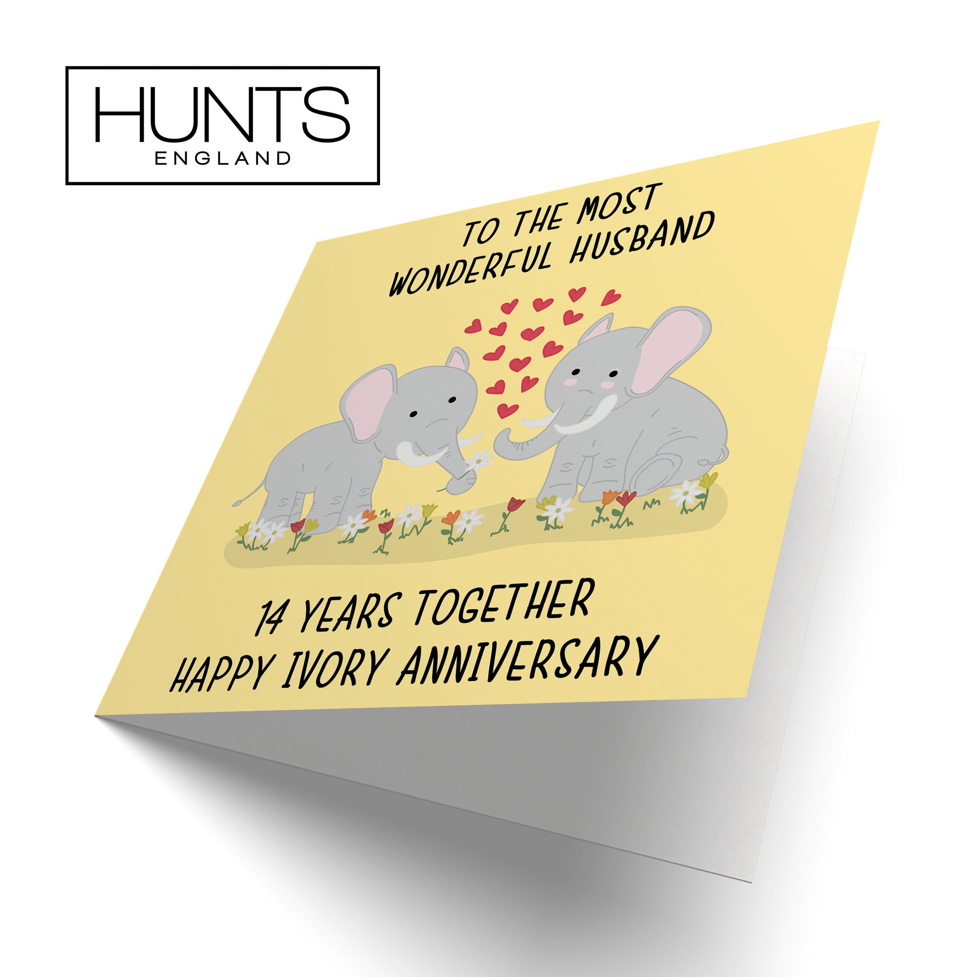 14th Husband Anniversary Card Iconic - Default Title (B098FF41XC)