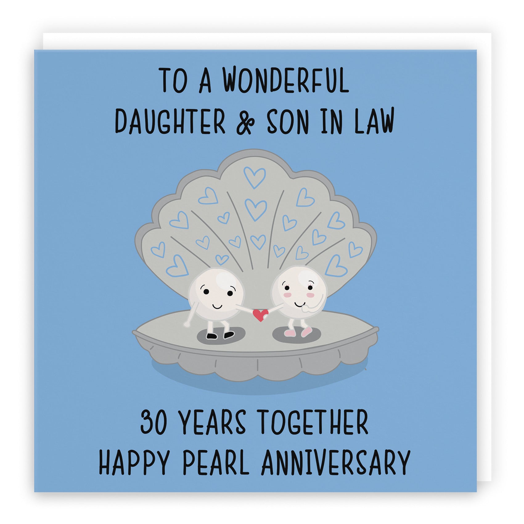 30th Daughter And Son In Law Anniversary Card Iconic - Default Title (B098FFCHSW)