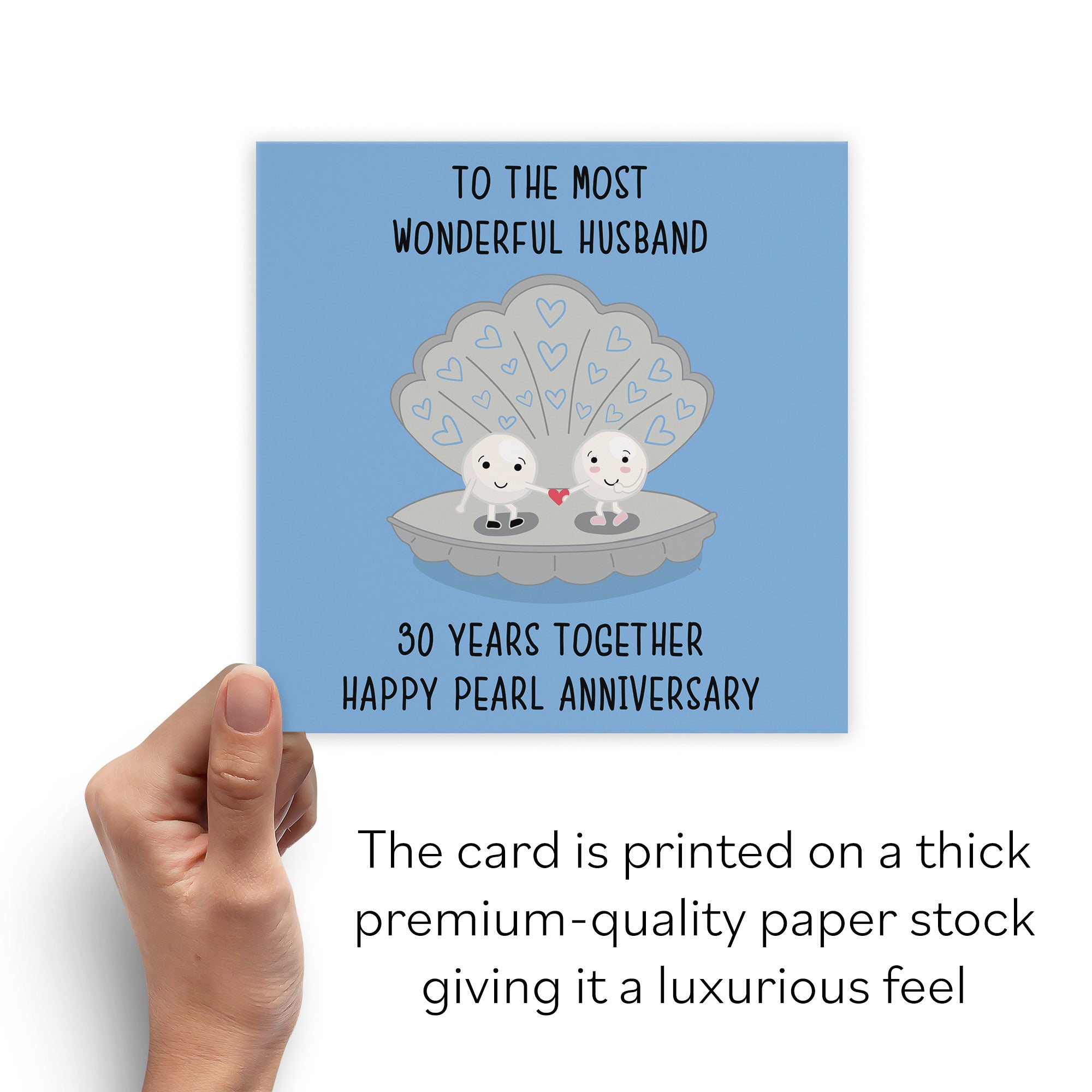 30th Husband Anniversary Card Iconic - Default Title (B098FFK68F)