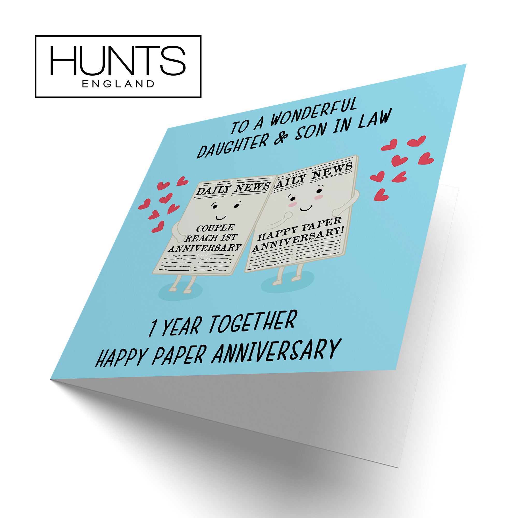 1st Daughter And Son In Law Anniversary Card Iconic - Default Title (B098FFKXL8)