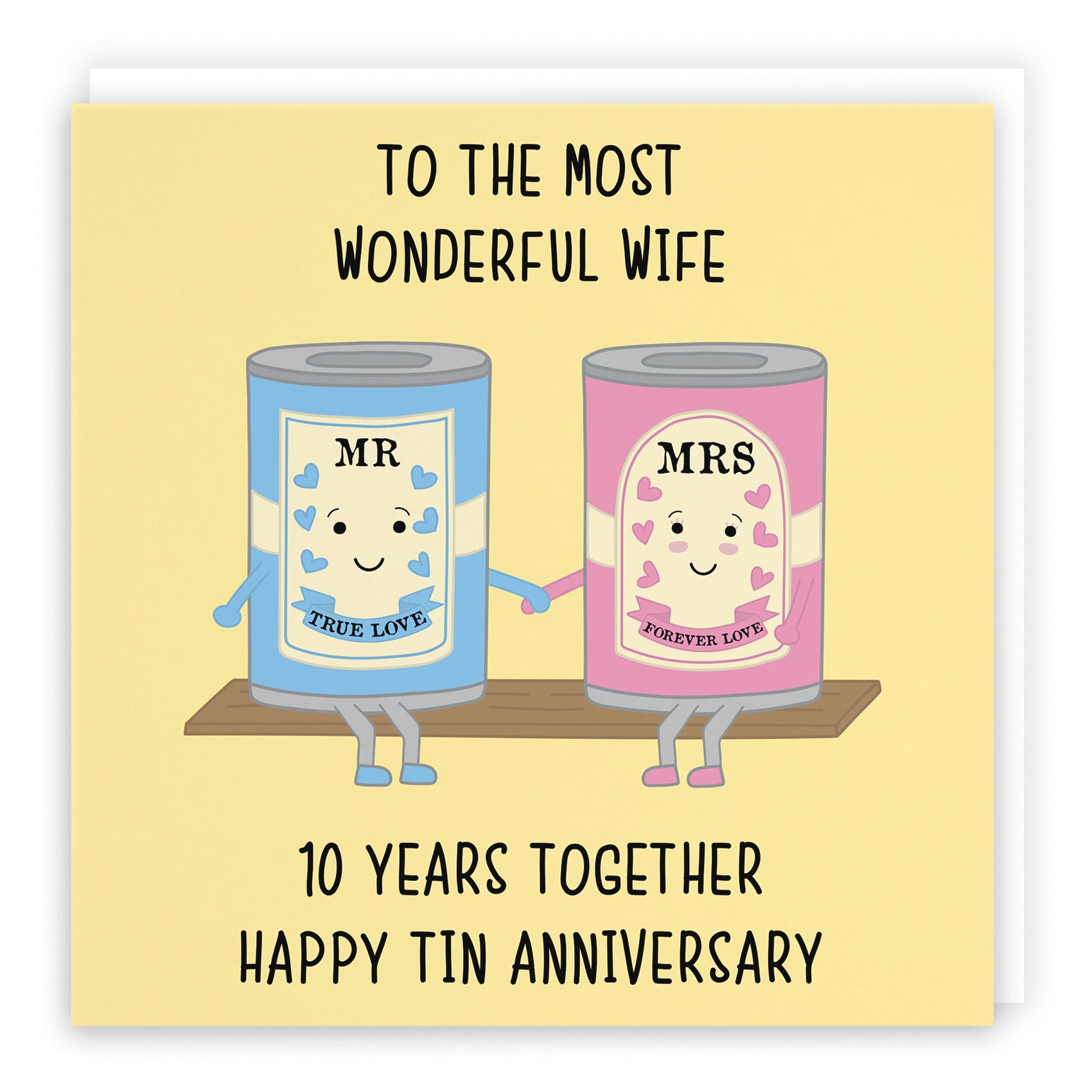 10th Wife Anniversary Card Iconic - Default Title (B098FFLKTM)