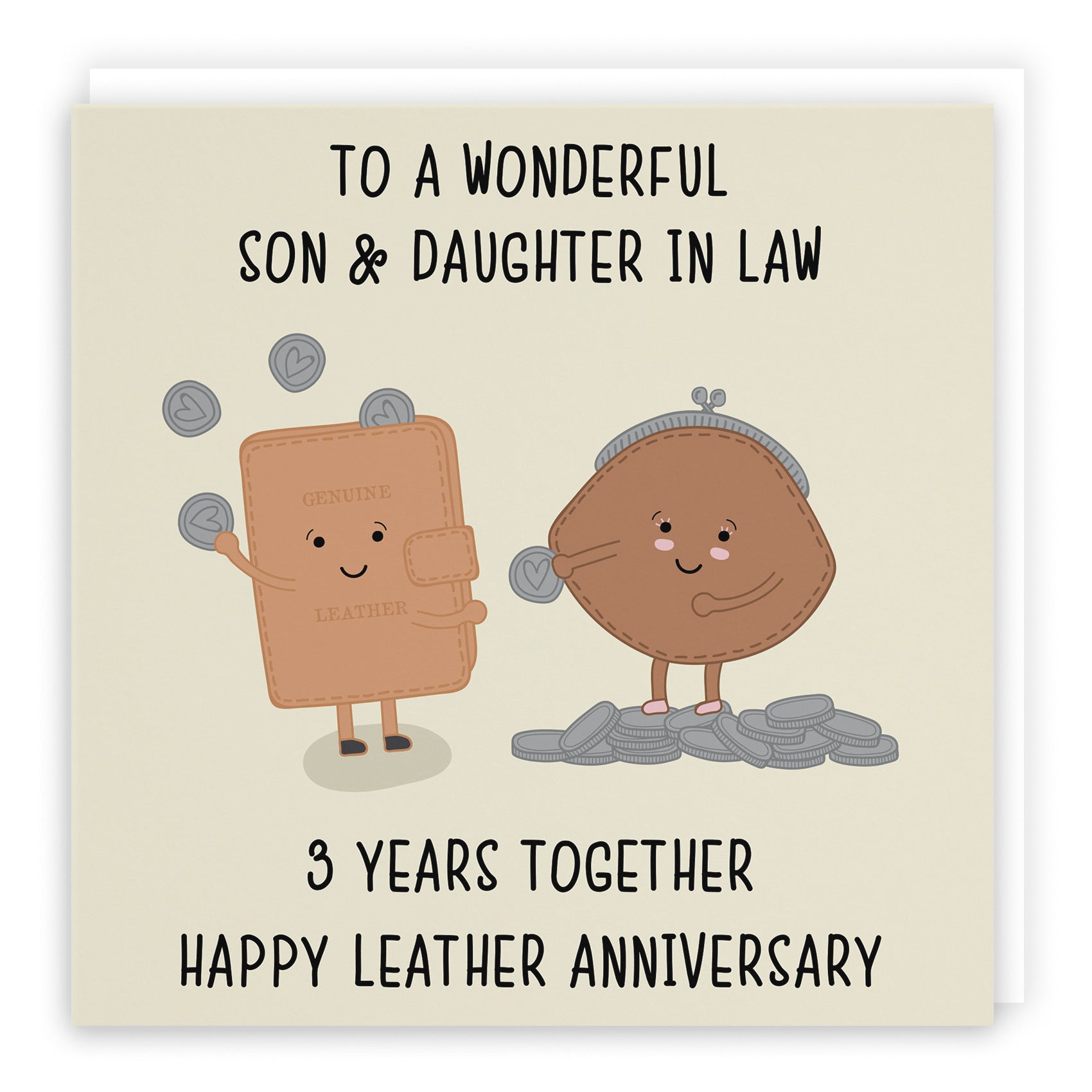 3rd Son And Daughter In Law Anniversary Card Iconic - Default Title (B098FFMFSJ)