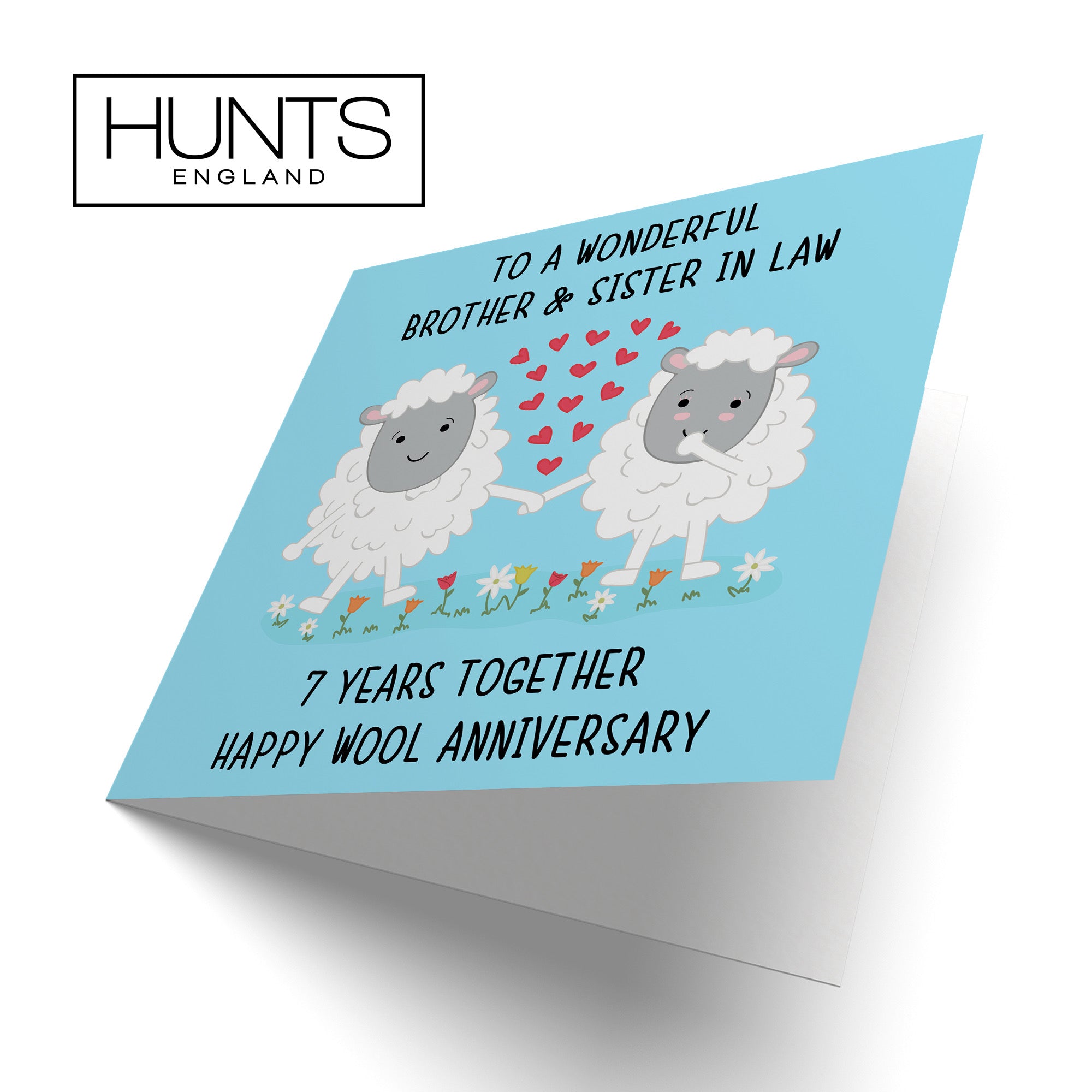 7th Brother And Sister In Law Anniversary Card Iconic - Default Title (B098FFTZRM)