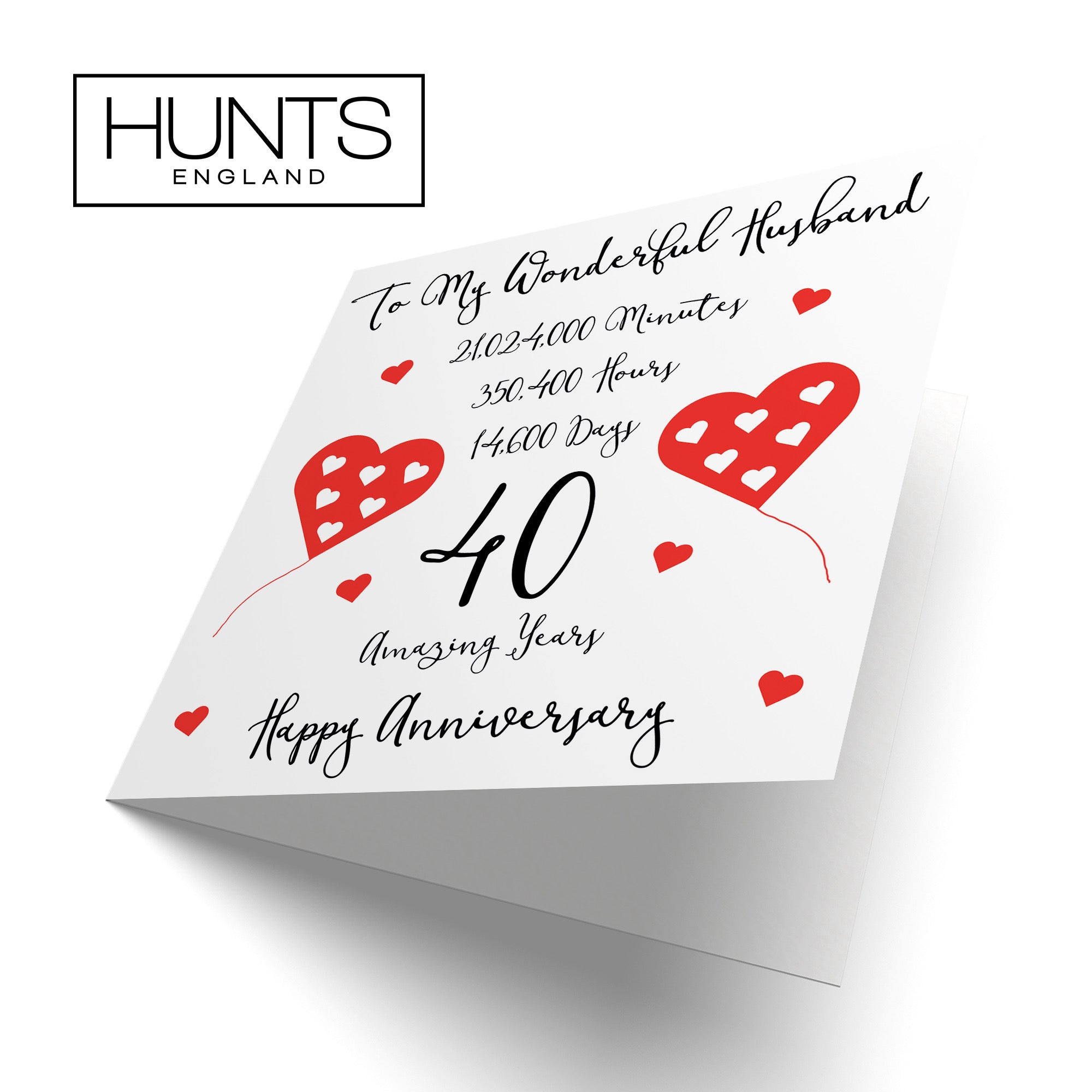 40th Husband Anniversary Card Timeless - Default Title (B098FFV1NT)