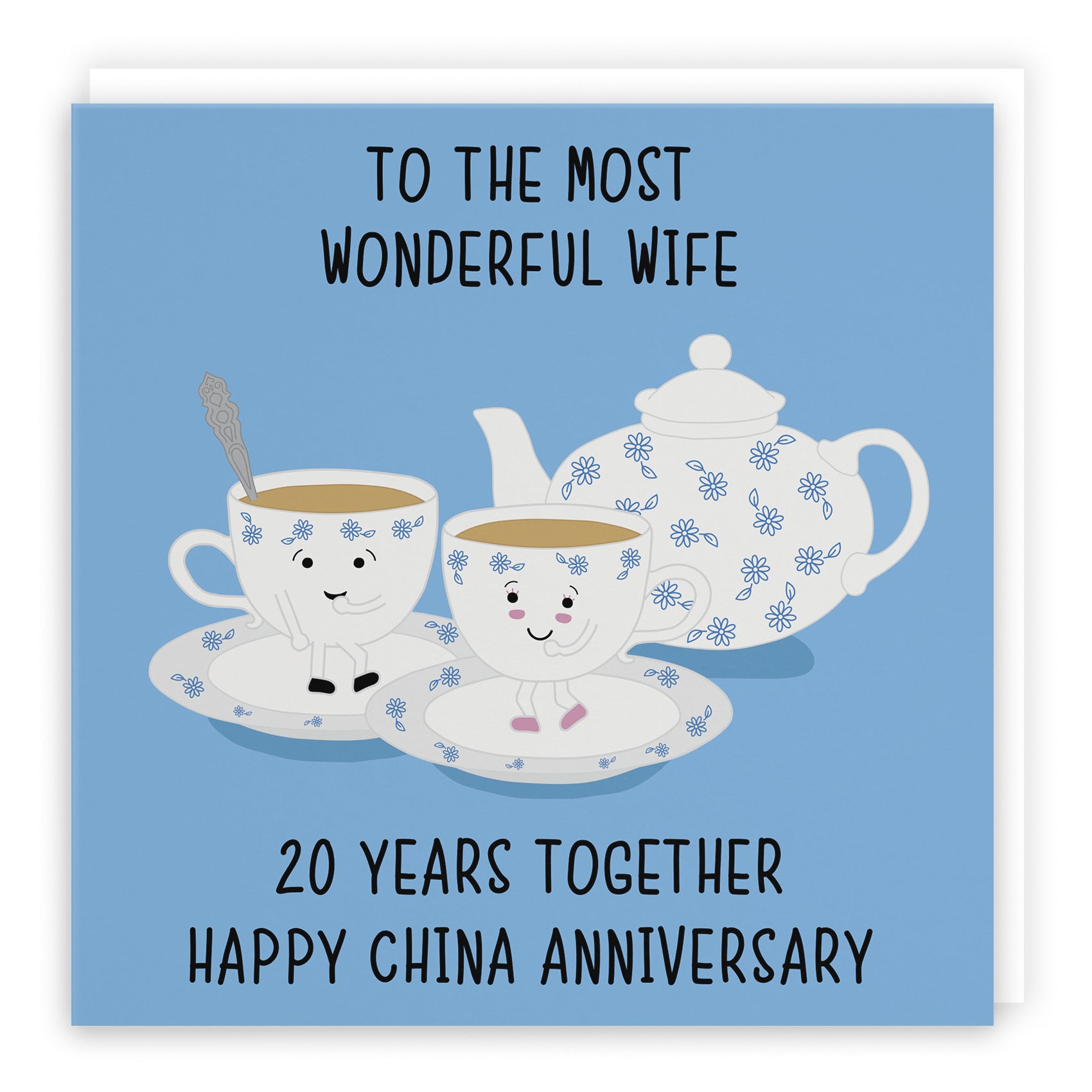 20th Wife Anniversary Card Iconic - Default Title (B098FFYZVP)