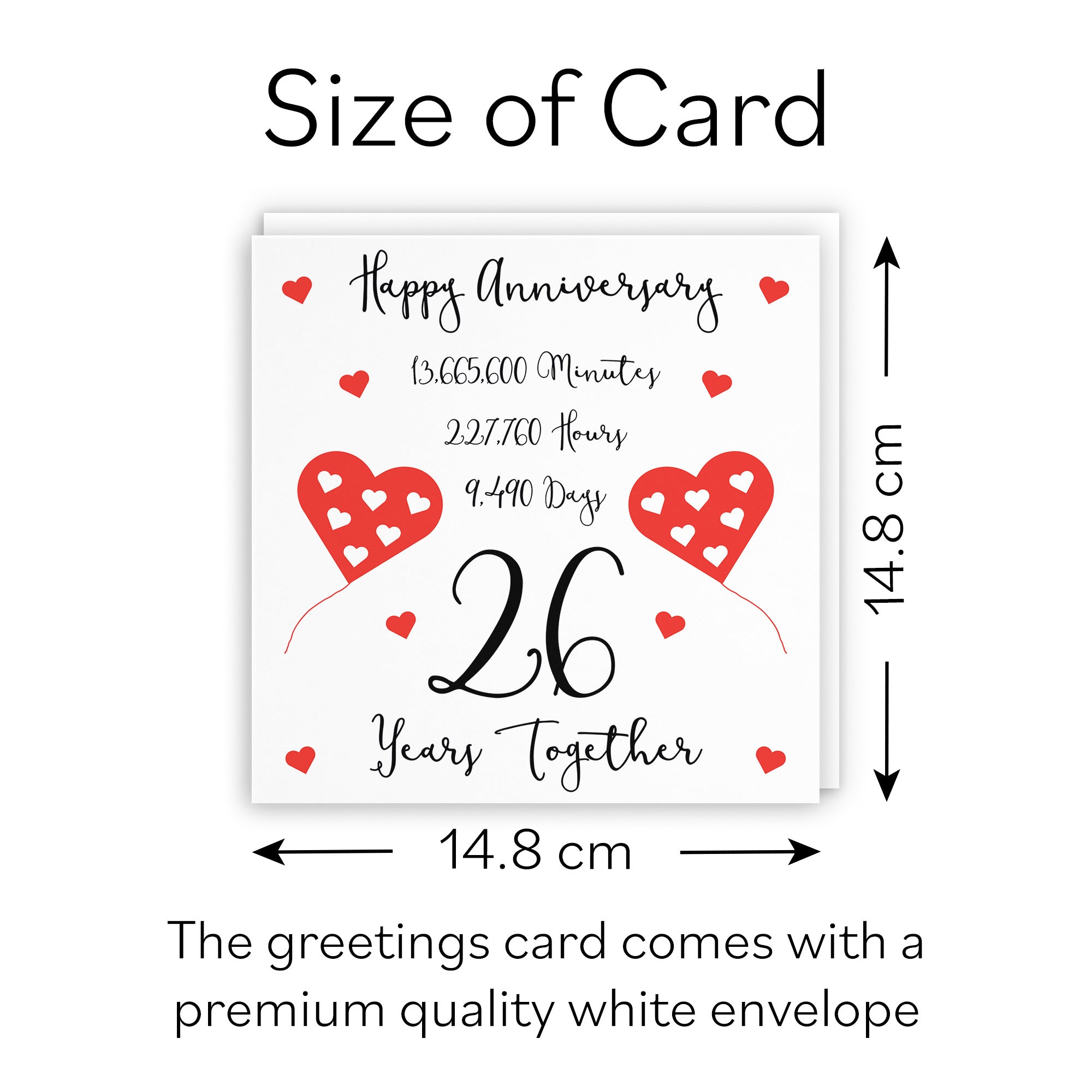 26th Anniversary Card Timeless - Default Title (B098FFZ1BG)