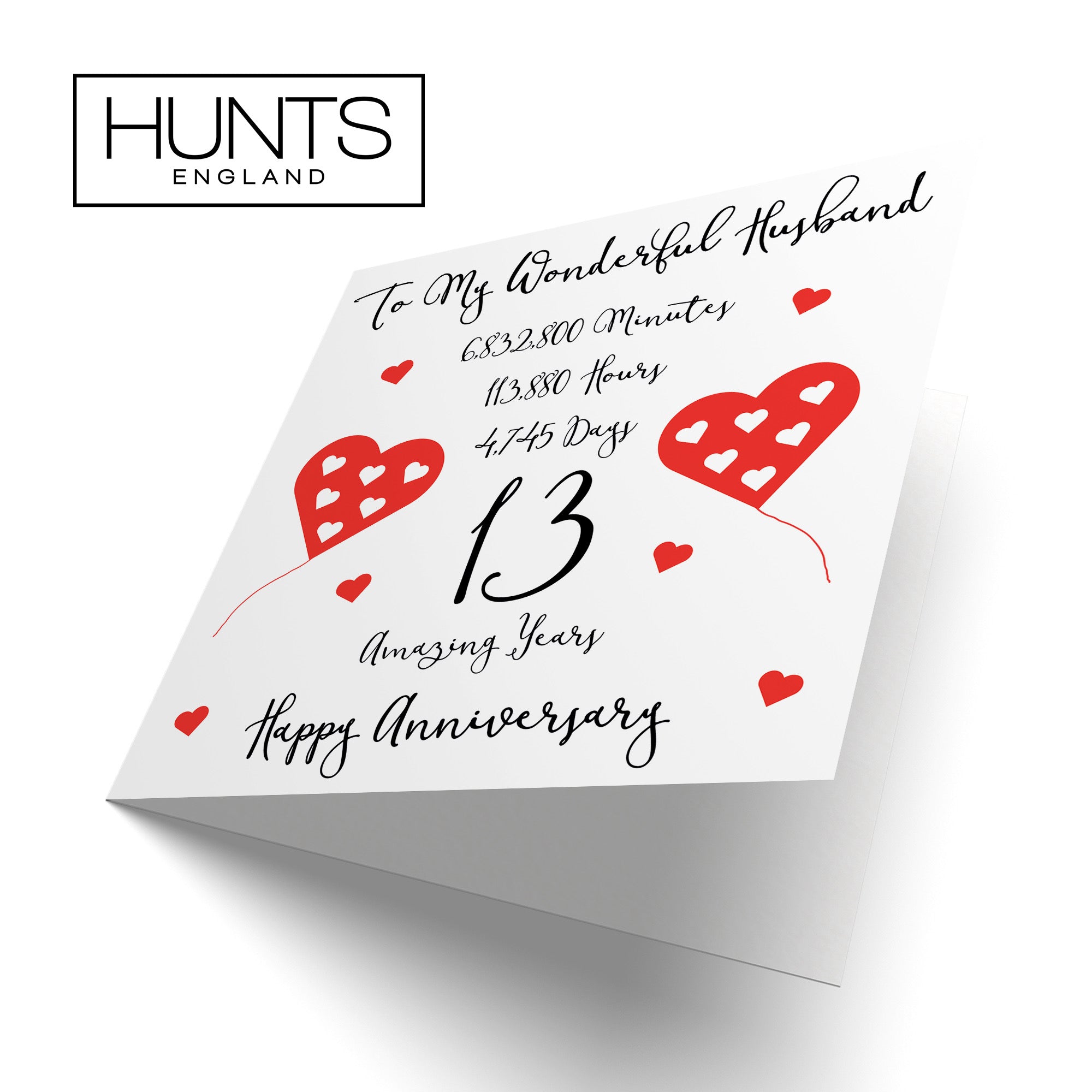 13th Husband Anniversary Card Timeless - Default Title (B098FG93TN)