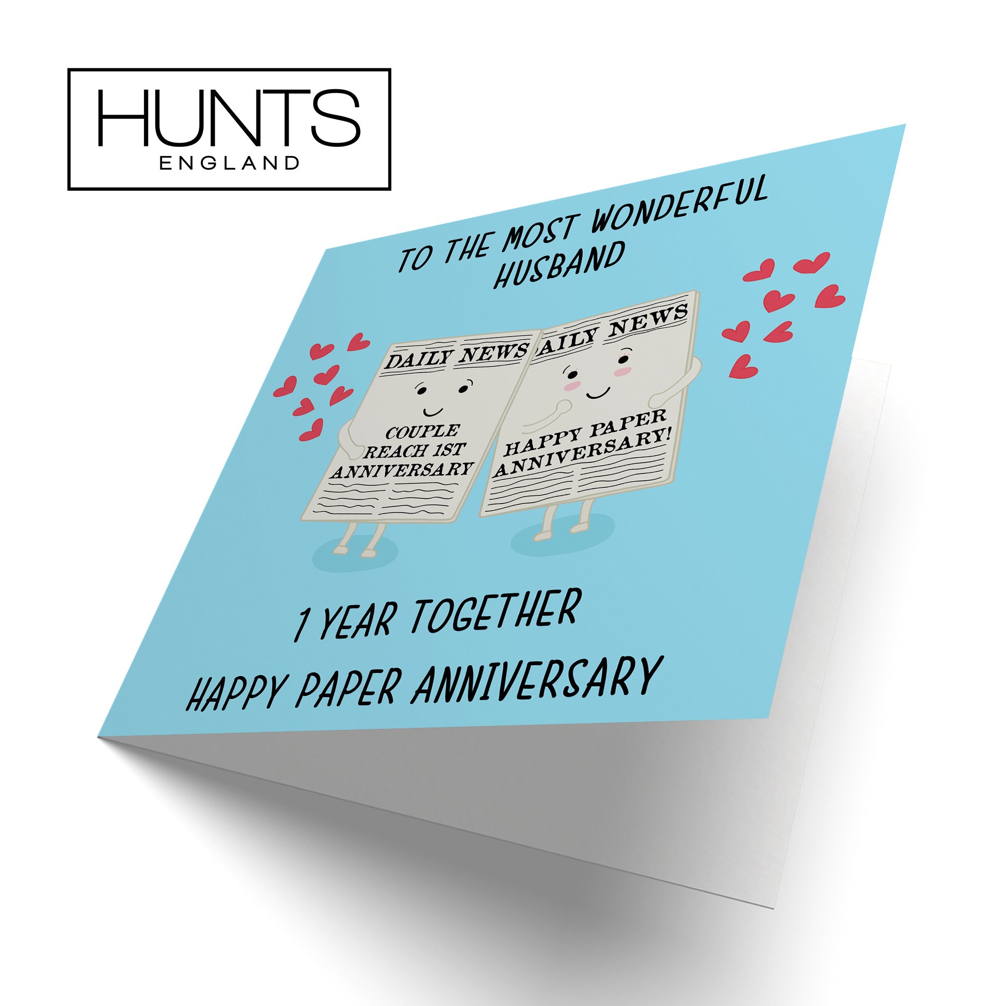 1st Husband Anniversary Card Iconic - Default Title (B098FGLZNP)