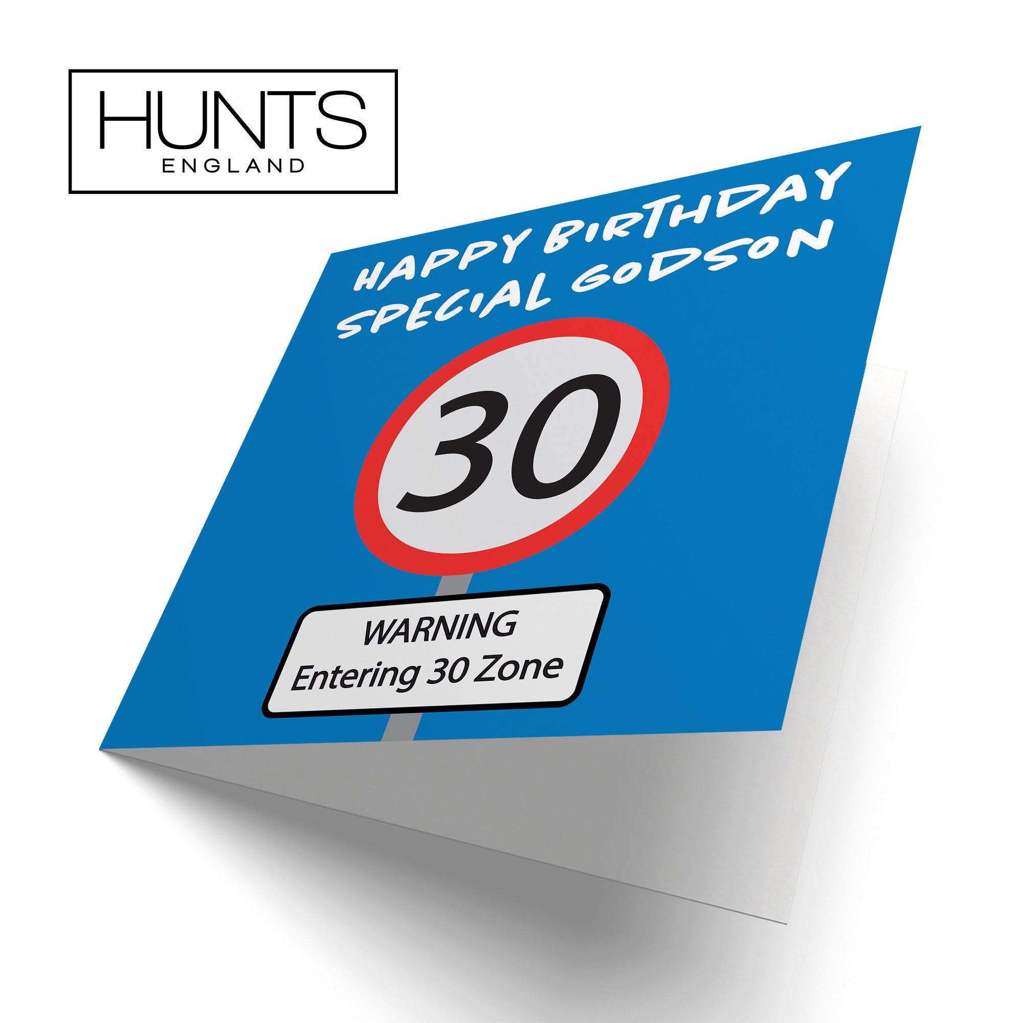 30th Godson Birthday Card Road Sign - Default Title (B09GJ9137Z)