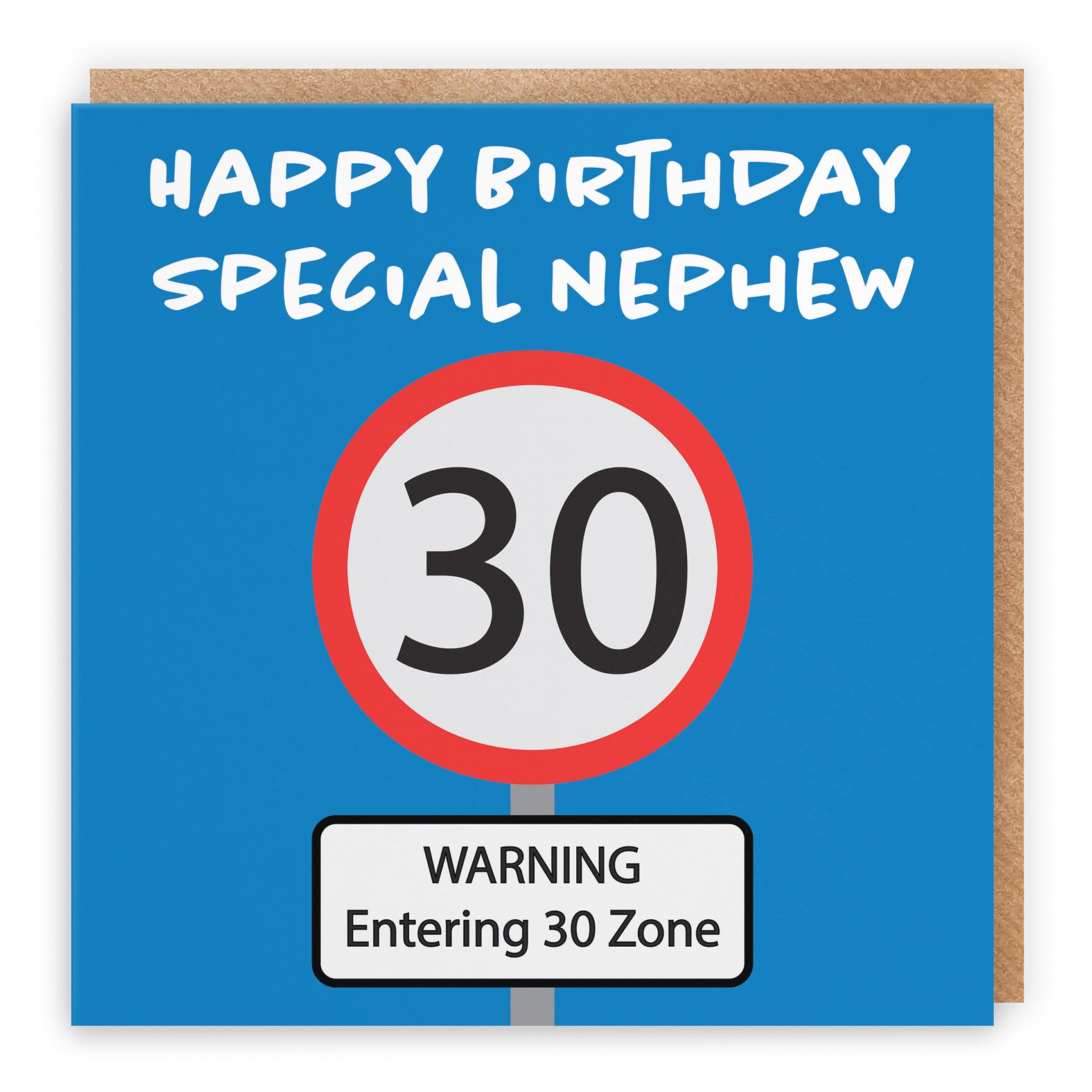 30th Nephew Birthday Card Road Sign - Default Title (B09GJVFLQG)