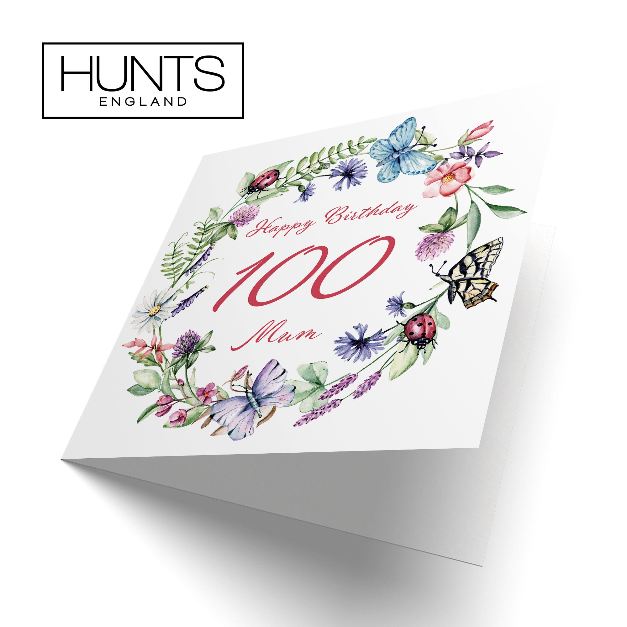 100th Mum Birthday Card Meadow - Default Title (B09GJVYV1R)