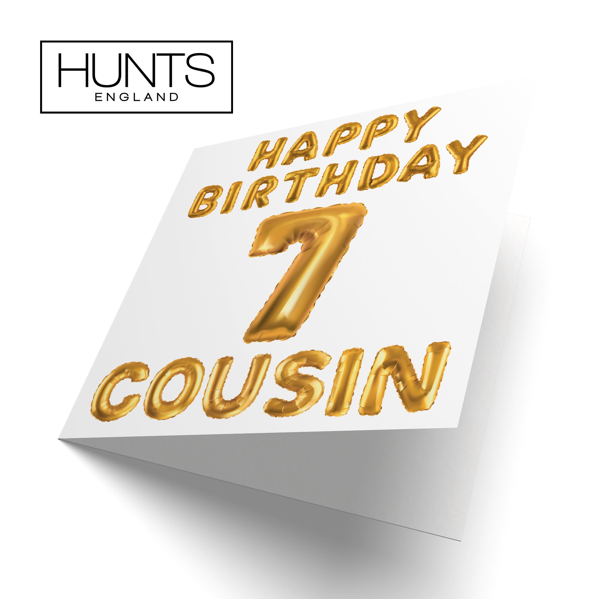 7th Cousin Birthday Card Balloon - Default Title (B09GL9V3QZ)