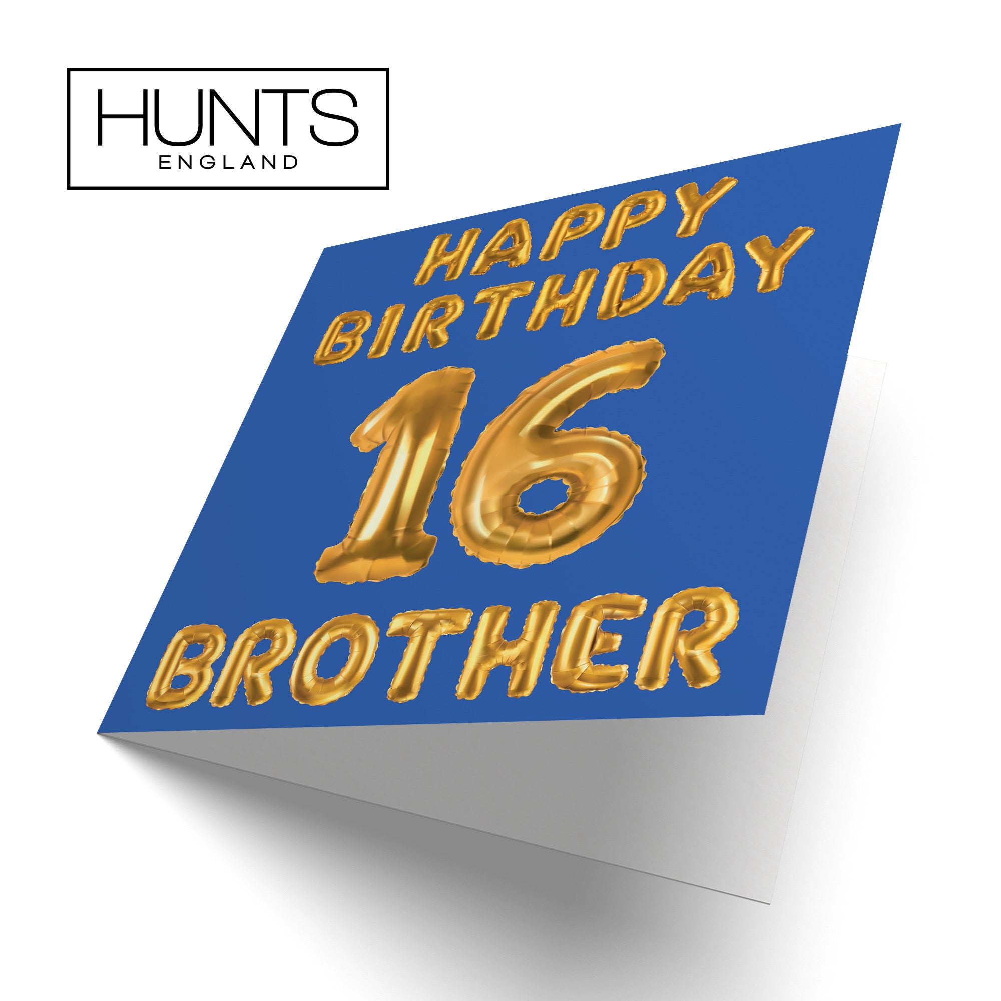 16th Brother Birthday Card Balloon - Default Title (B09GL9ZPVF)