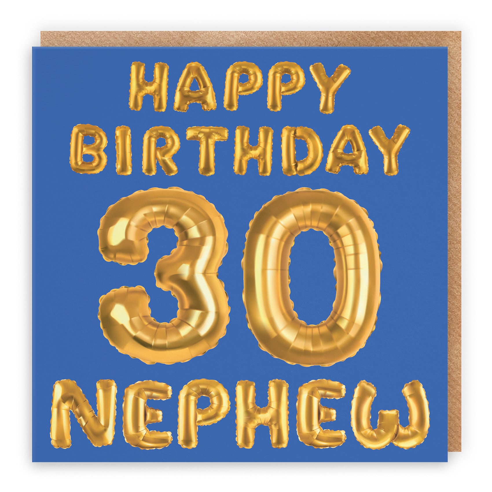 30th Nephew Birthday Card Balloon - Default Title (B09GLB9ZTD)