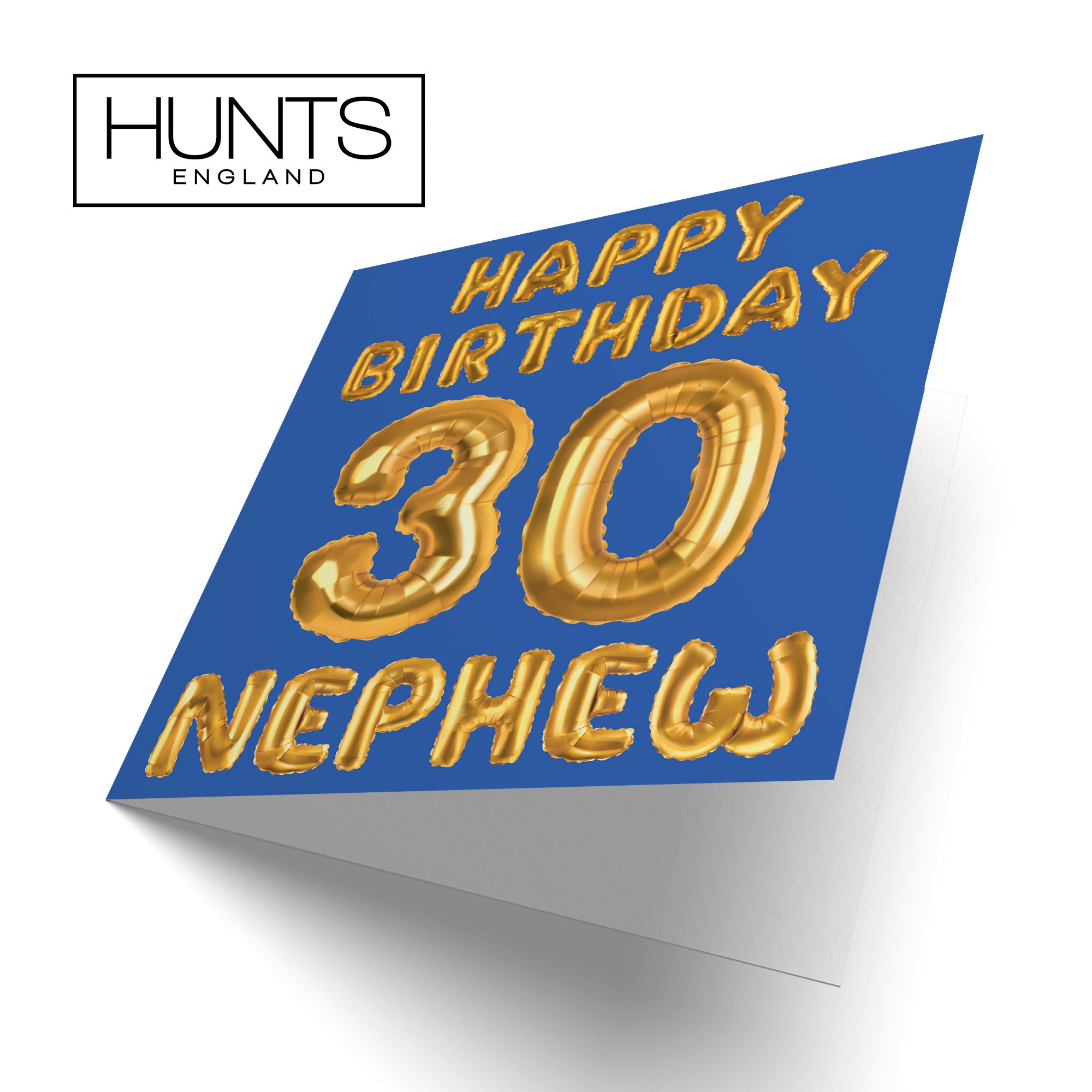 30th Nephew Birthday Card Balloon - Default Title (B09GLB9ZTD)