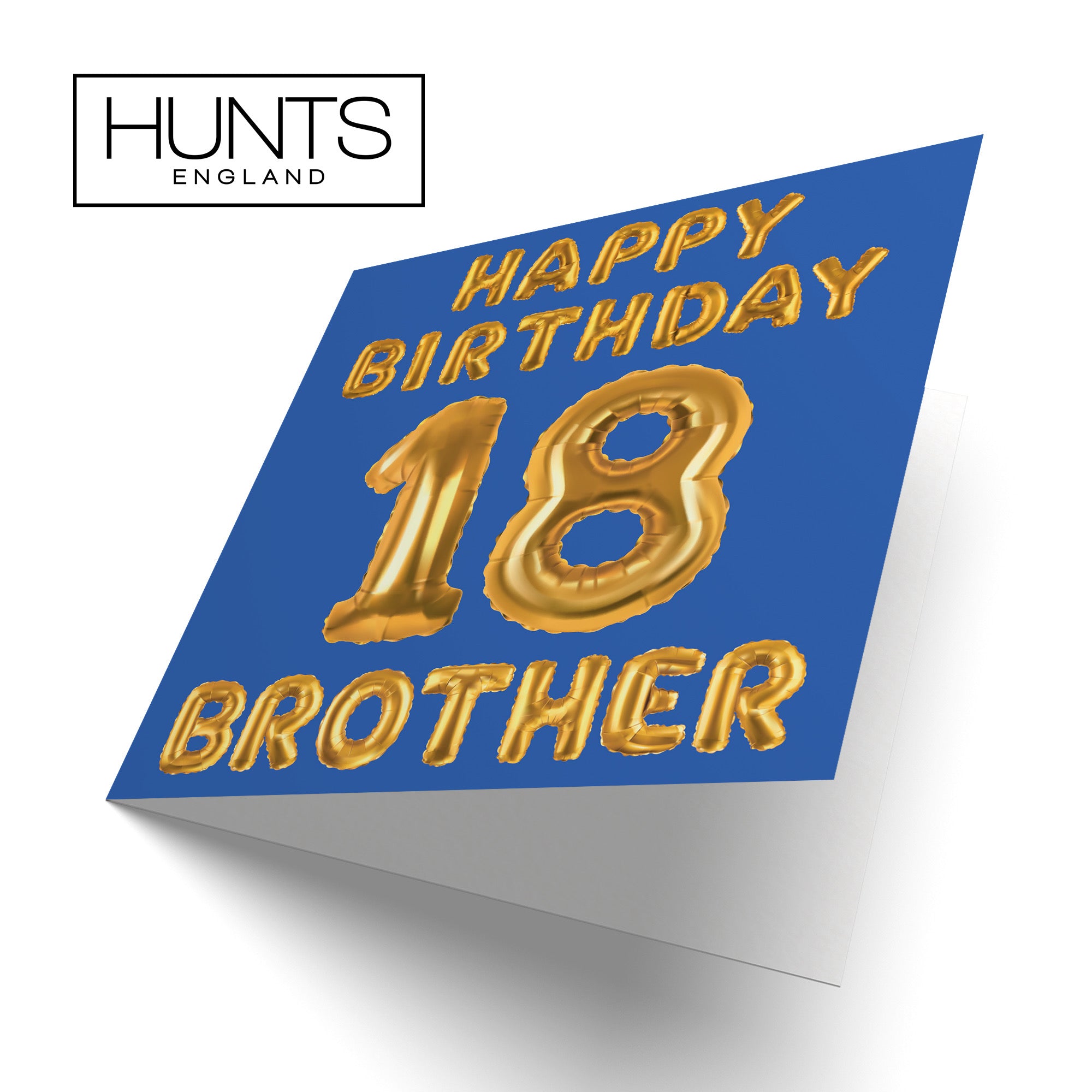 18th Brother Birthday Card Balloon - Default Title (B09GLBJ1RQ)