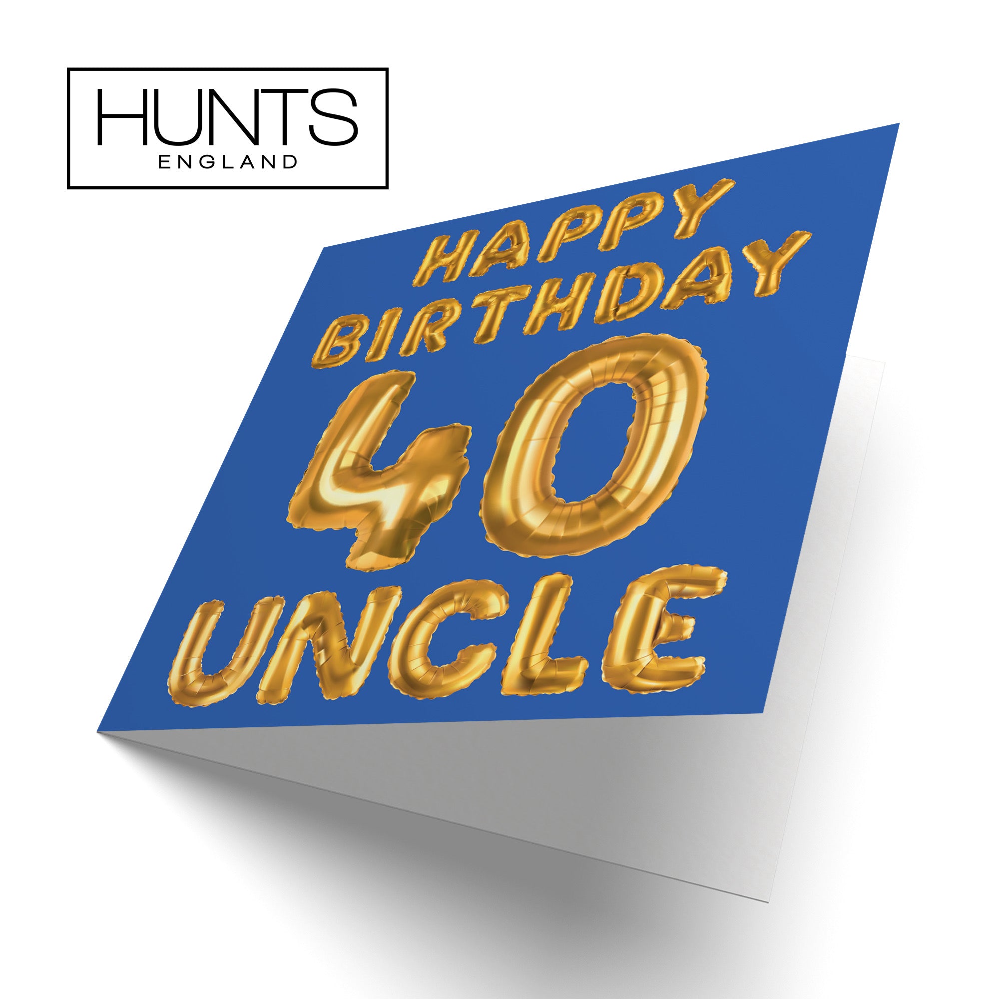 40th Uncle Birthday Card Balloon - Default Title (B09GLBK8GX)