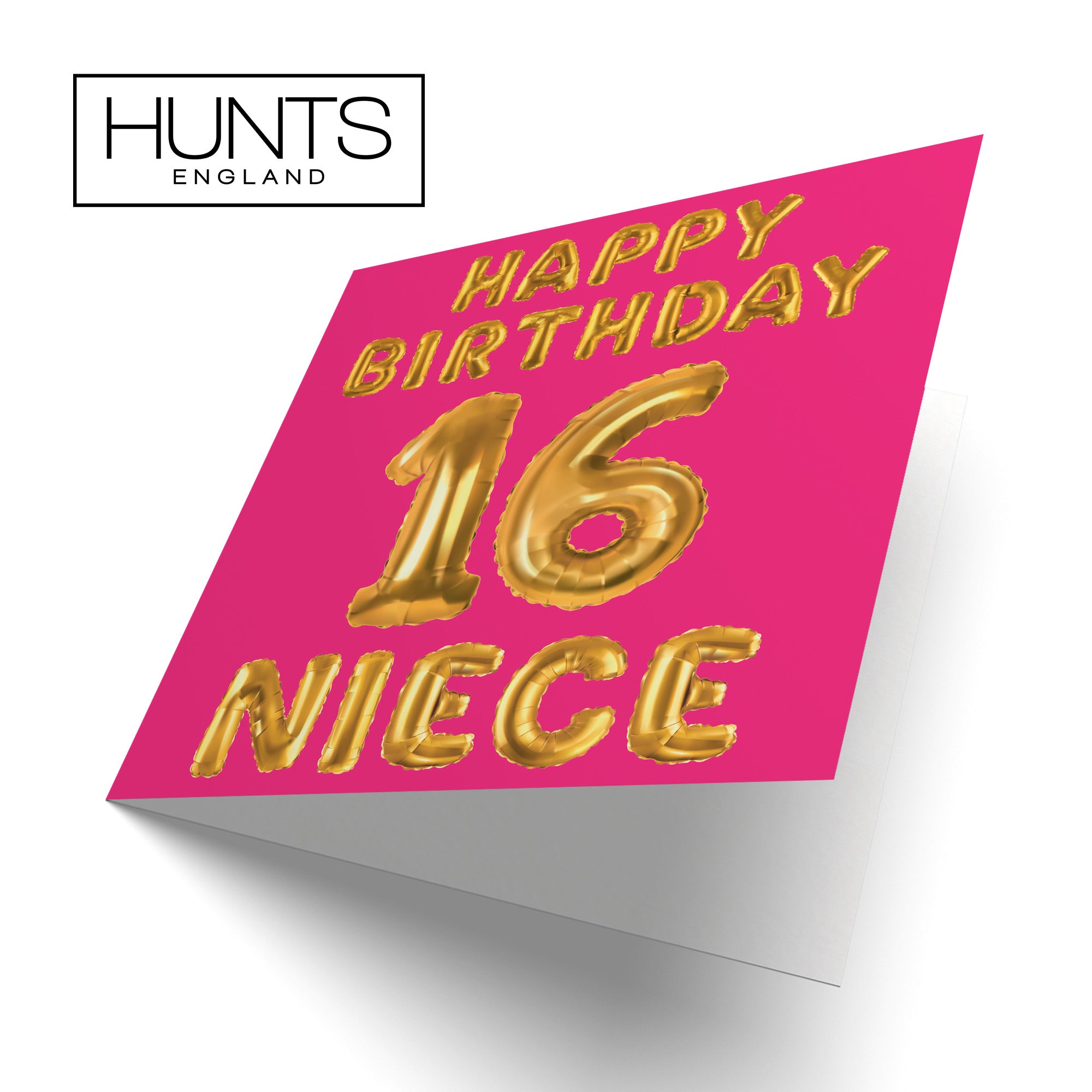 16th Niece Birthday Card Balloon - Default Title (B09GLBRBQ2)