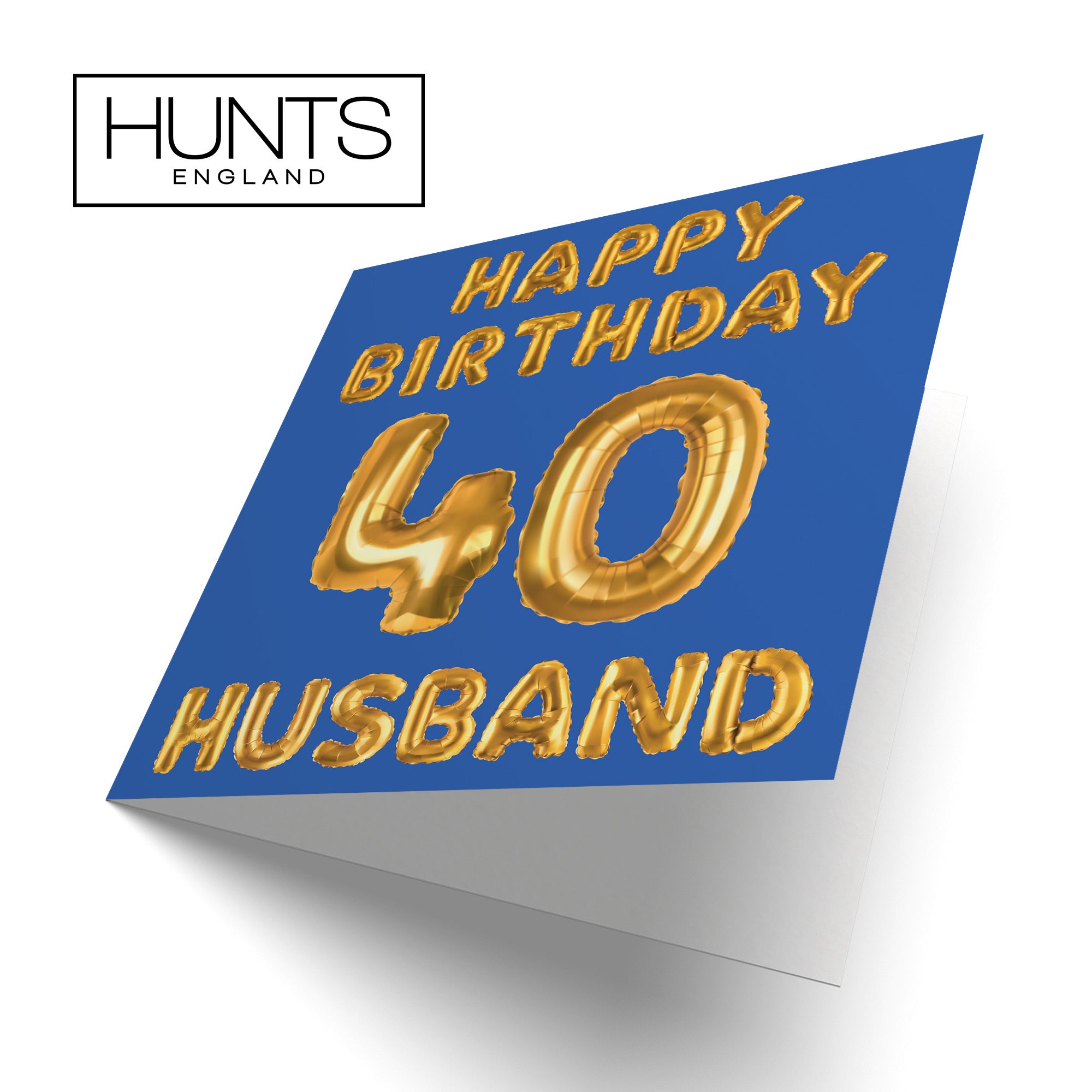 40th Husband Birthday Card Balloon - Default Title (B09GLC22RN)