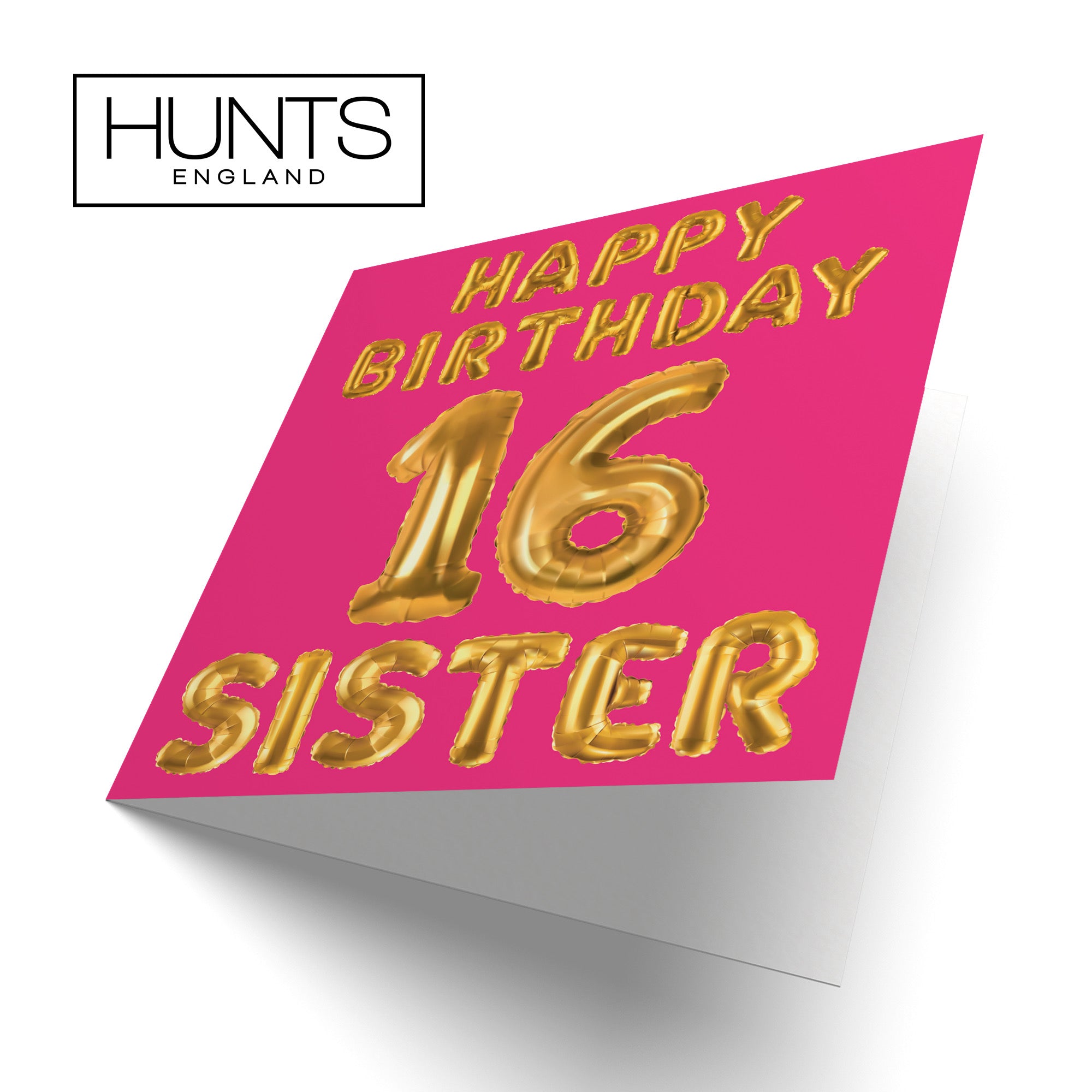 16th Sister Birthday Card Balloon - Default Title (B09GLCLLXR)