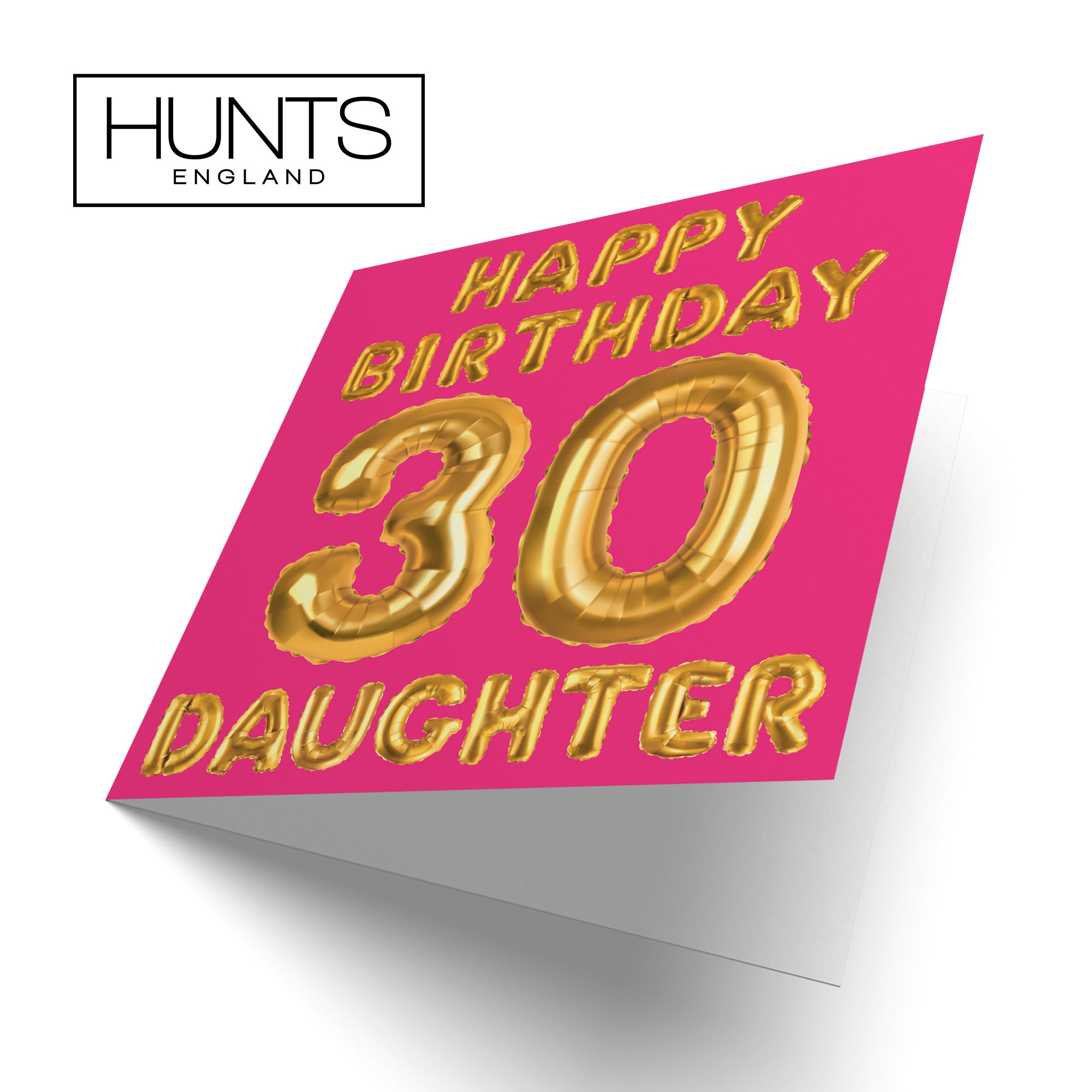 30th Daughter Birthday Card Balloon - Default Title (B09GLDP7X7)