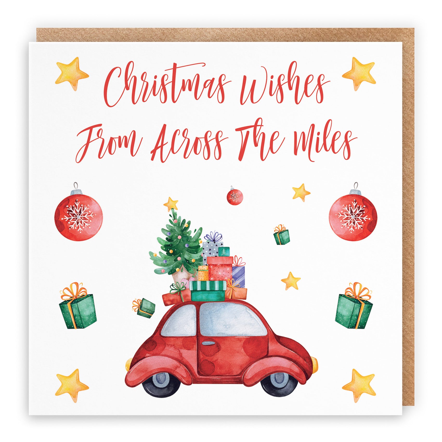 Across The Miles Christmas Holiday Card - Default Title (B09JVJBC48)