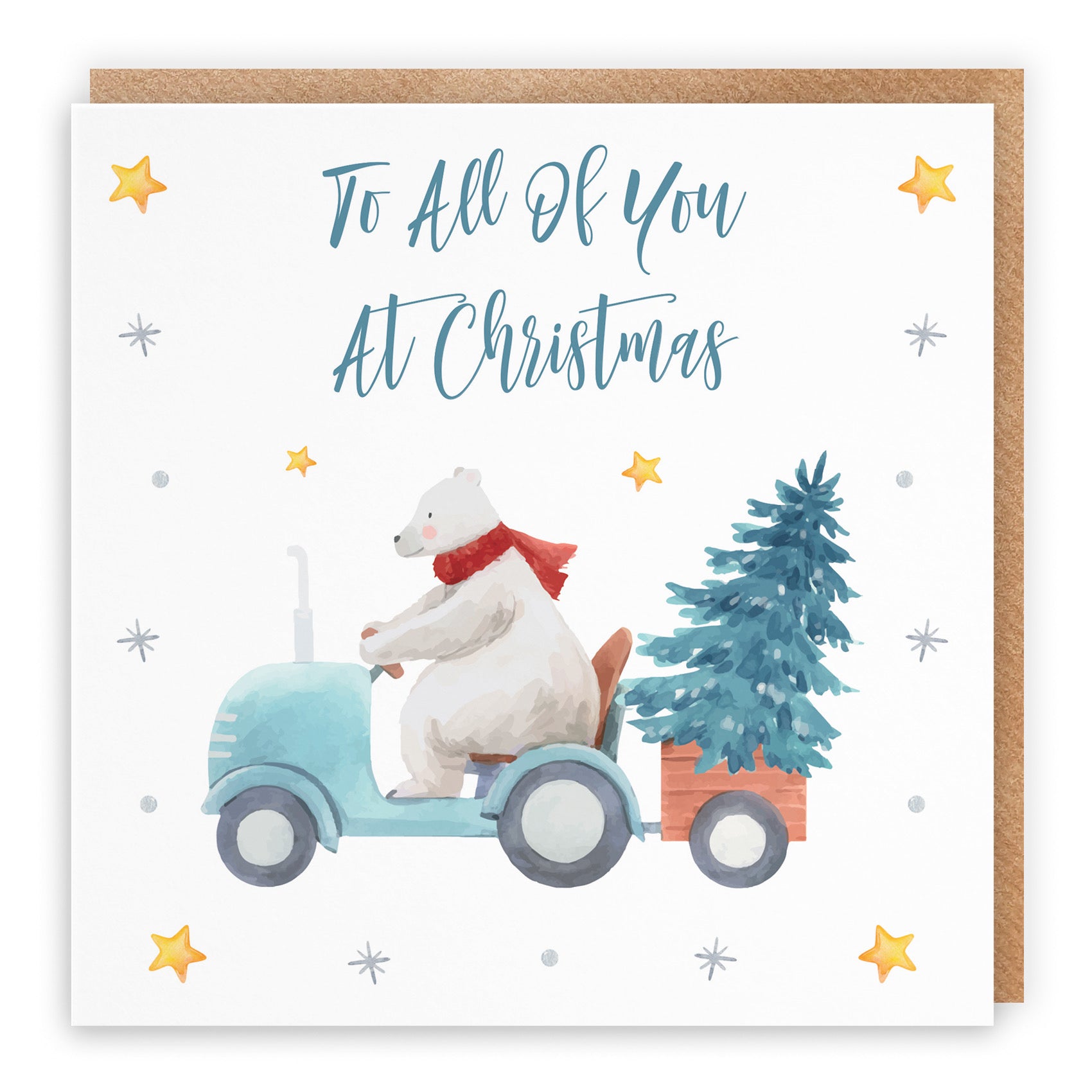 All Of You Polar Bear Christmas Card - Default Title (B09JZXLZ27)