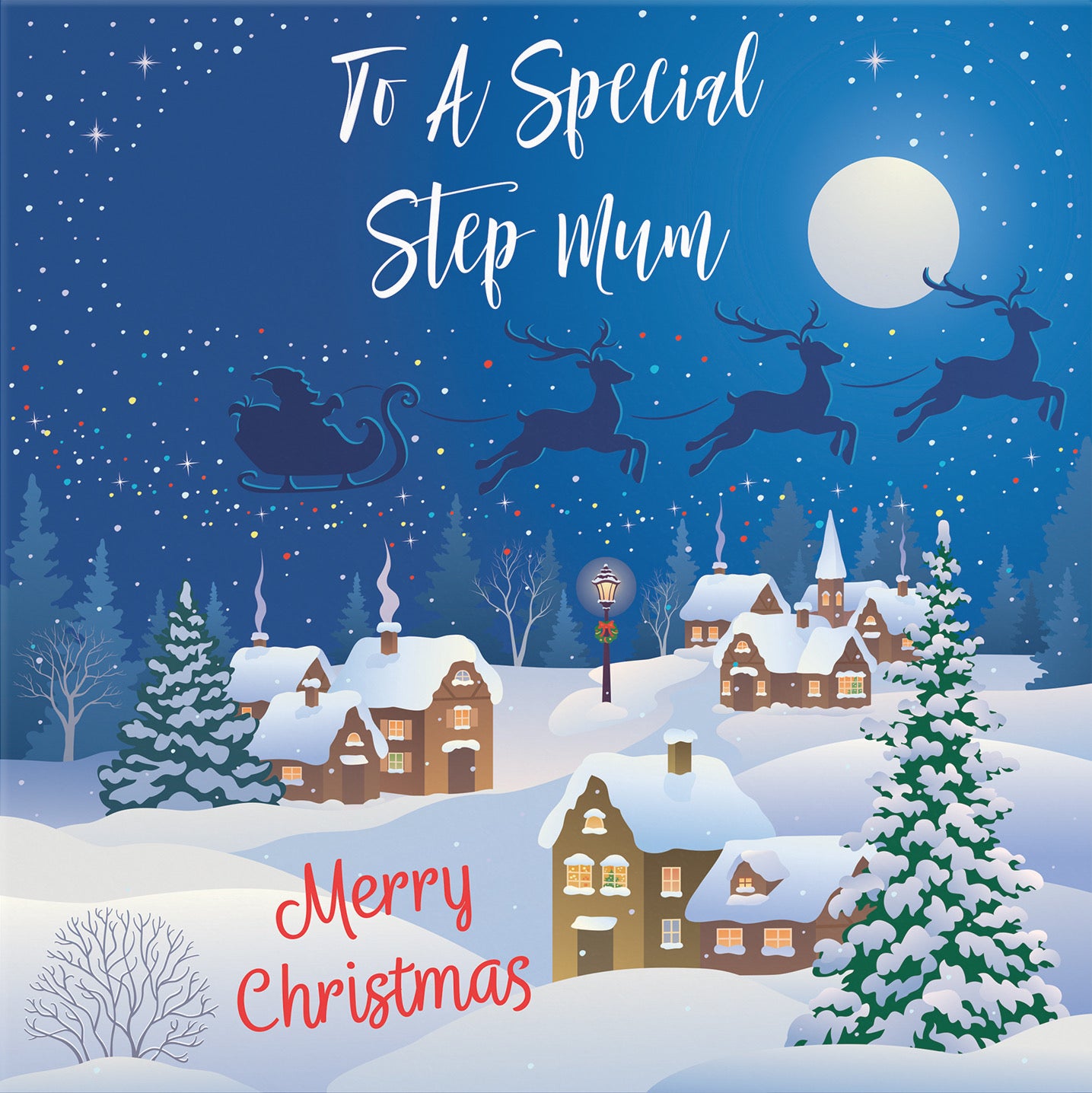 Step Mum Winter Wonderland Christmas Card - Default Title (B09K7S42SN)