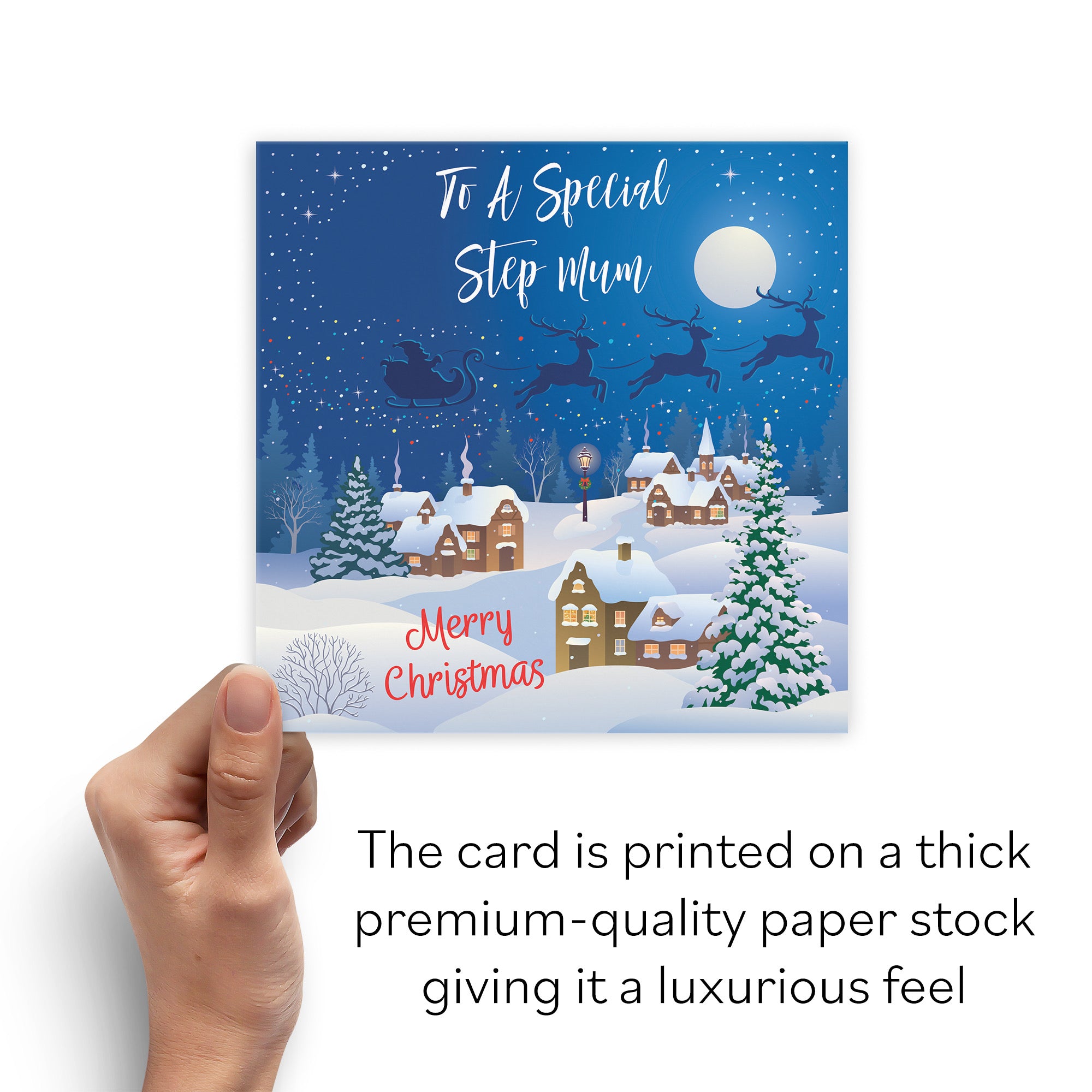 Step Mum Winter Wonderland Christmas Card - Default Title (B09K7S42SN)