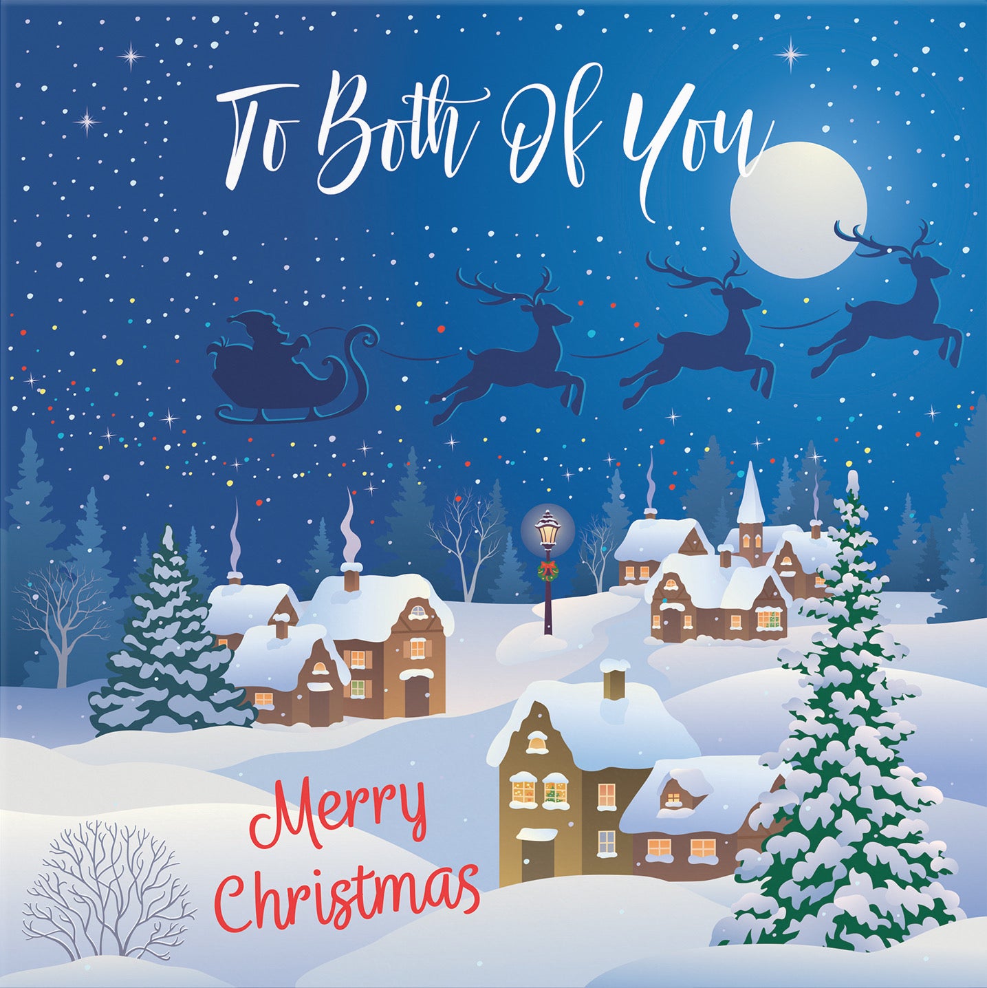 Both Of You Winter Wonderland Christmas Card - Default Title (B09K7SBBZP)