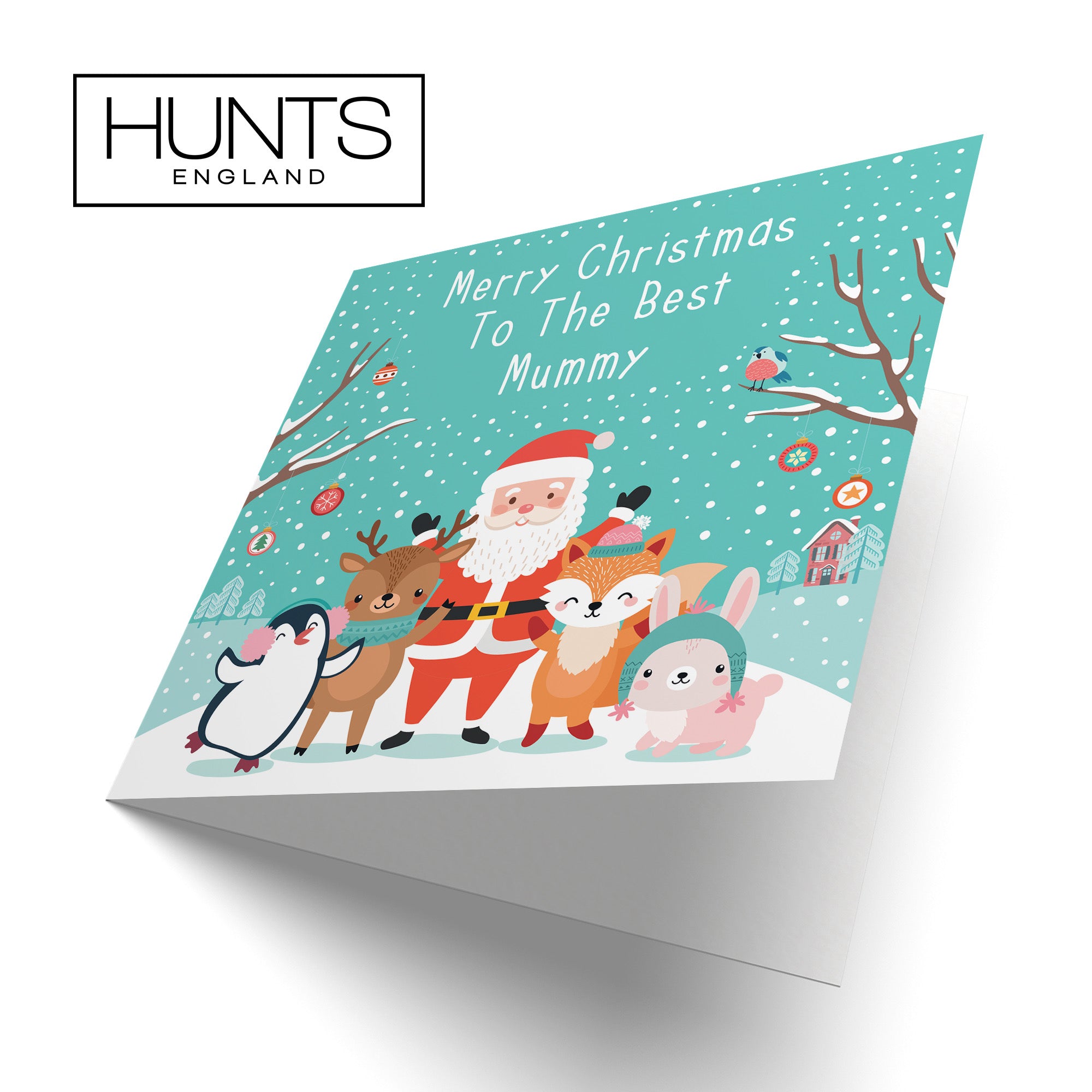 Mummy Santa And Friends Christmas Card - Default Title (B09K7SYL8M)